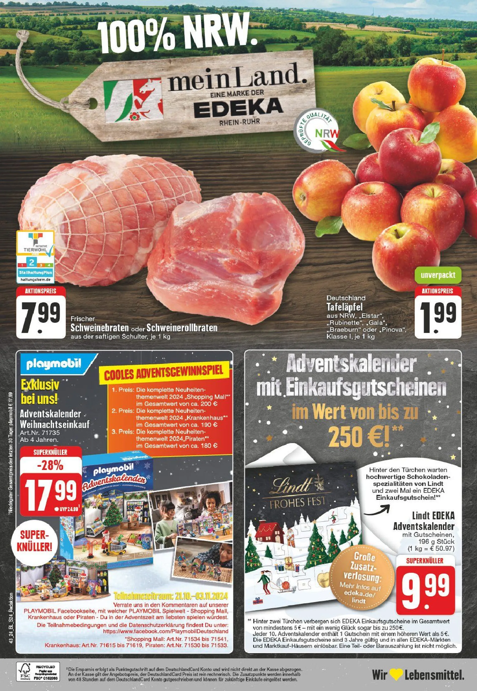 Edeka Prospekt von 21. Oktober bis 26. Oktober 2024 - Prospekt seite 24