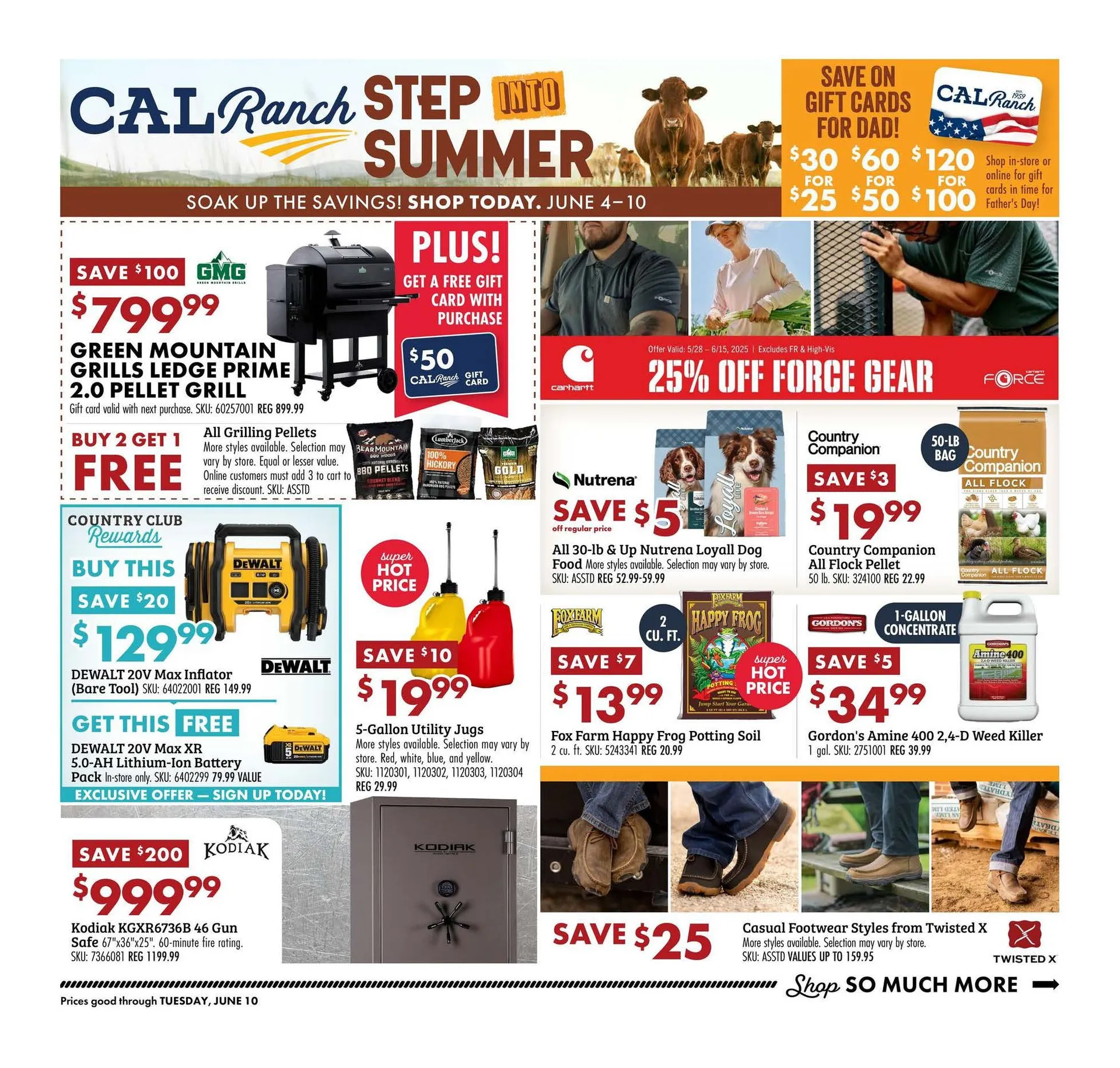Weekly ad C-A-L  Ranch Stores Sales from June 4 to June 10 2025 - Page 1