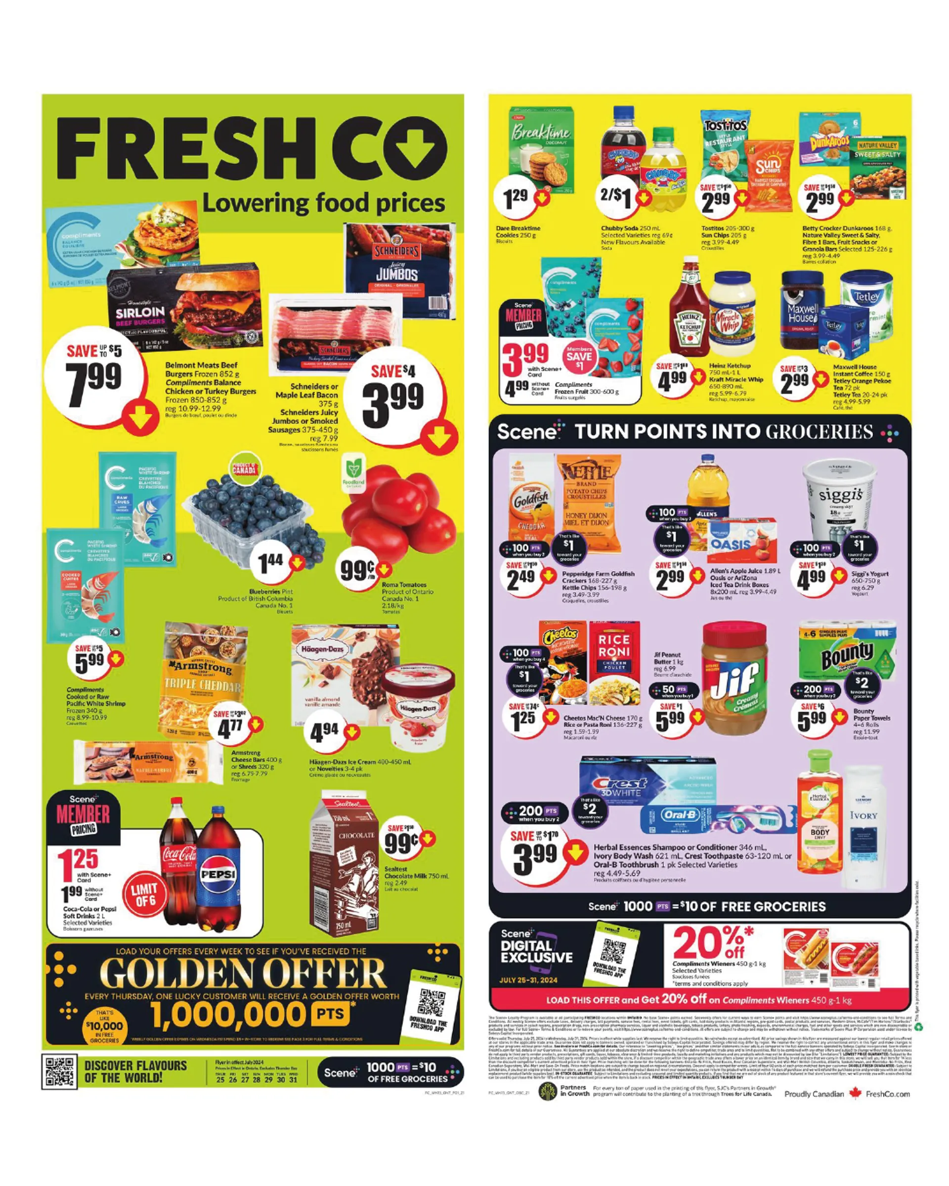 FreshCo Hot Deal from July 25 to July 31 2024 - flyer page 