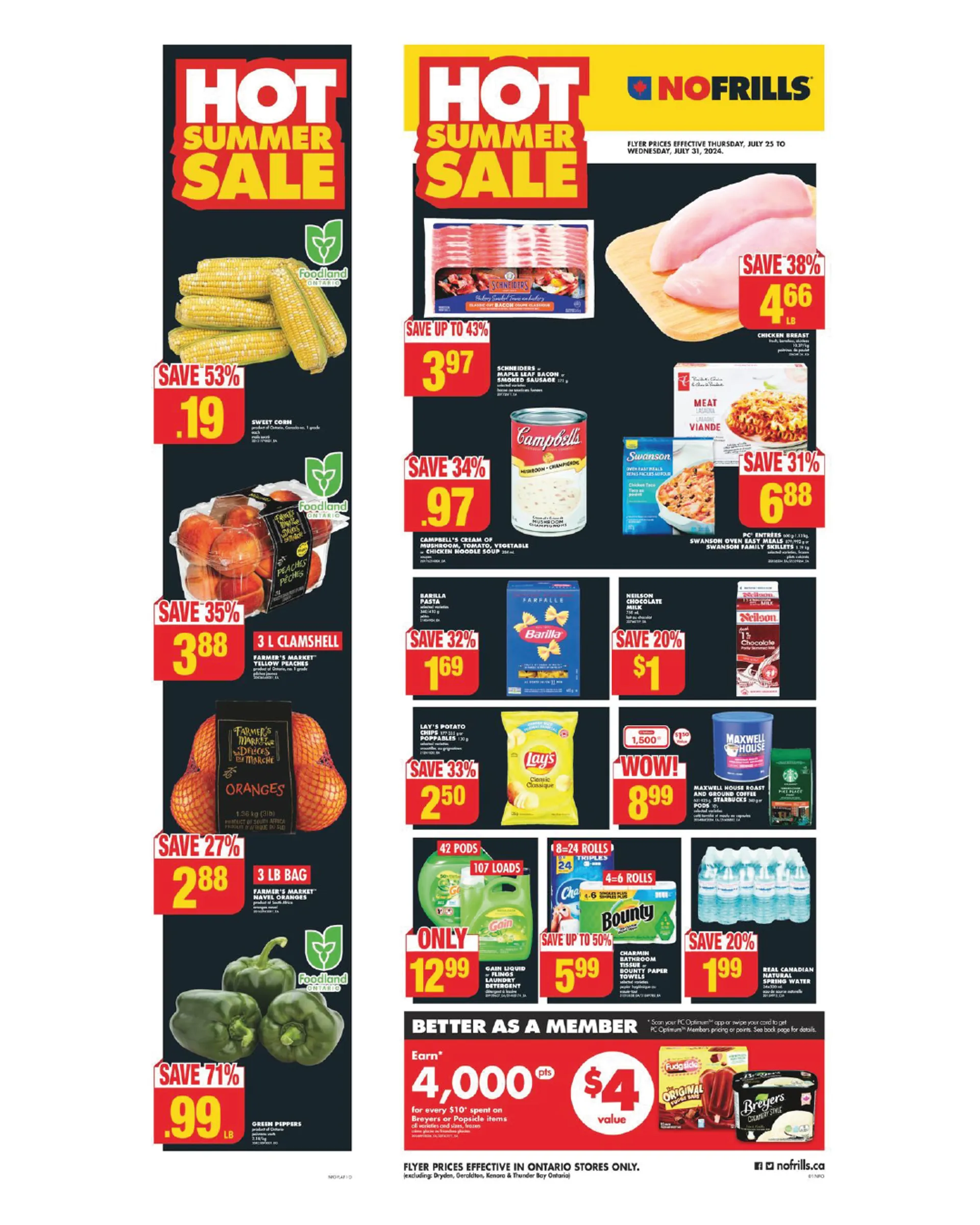 No Frills Hot Summer Sale from July 25 to July 31 2024 - flyer page 