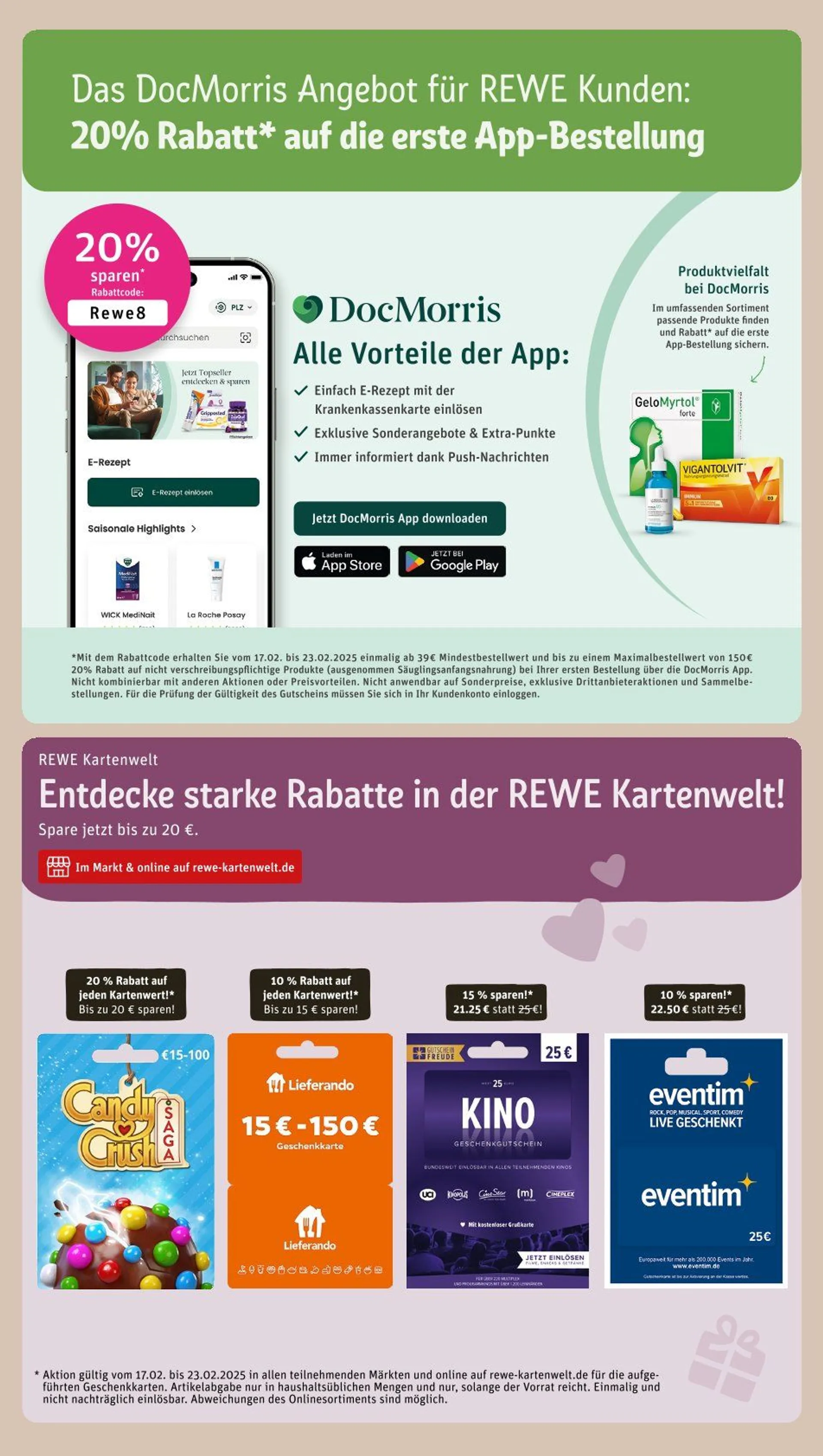 REWE Prospekt  von 17. Februar bis 23. Februar 2025 - Prospekt seite 25