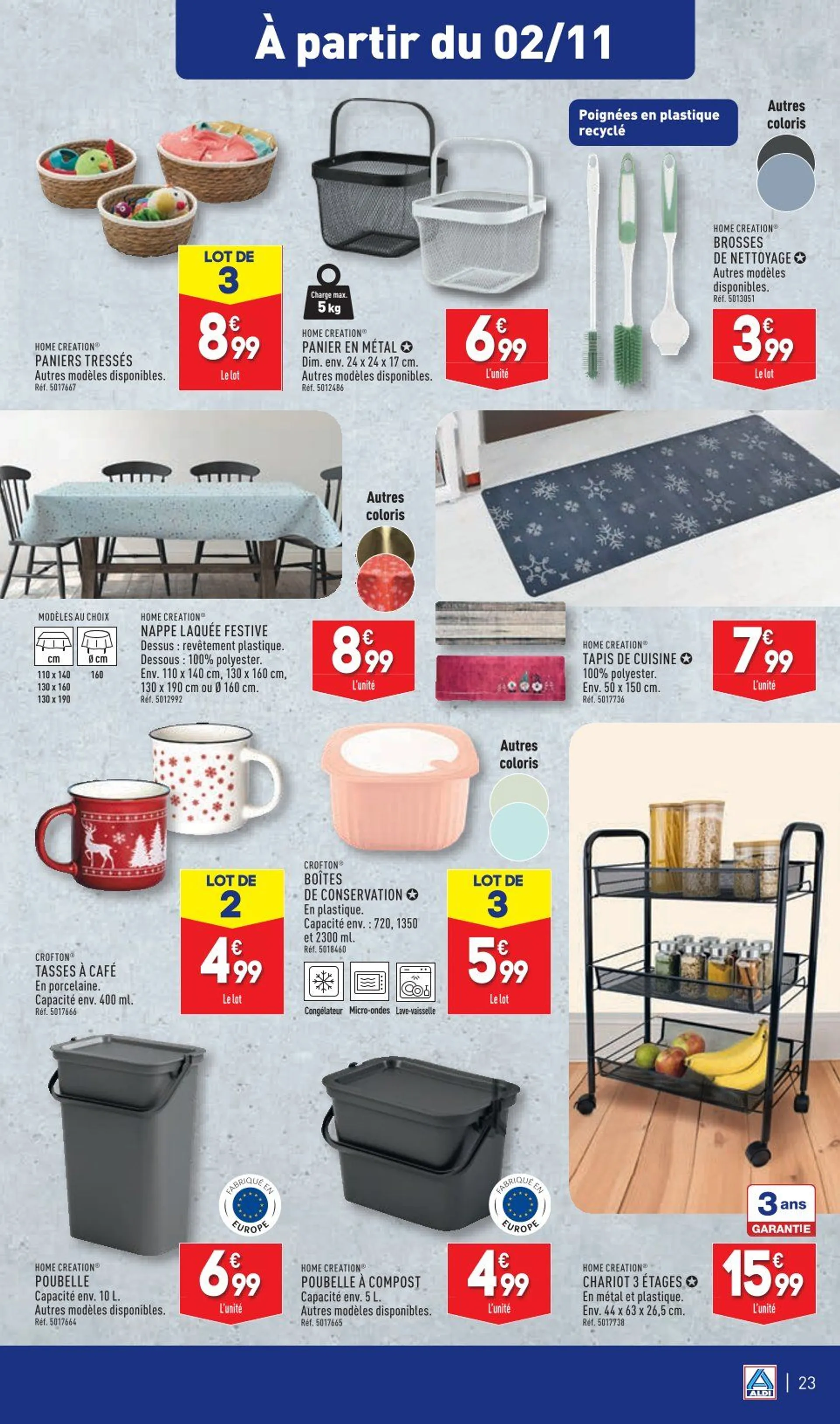 ALDI Brochures Offres du 29 octobre au 4 novembre 2024 - Catalogue page 25