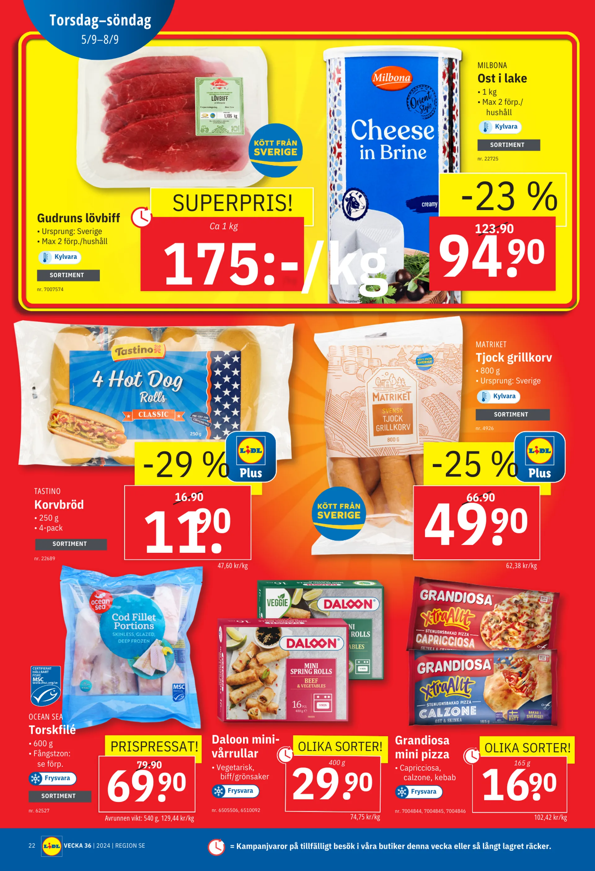 Lidl Angebote von 2/09 bis 8/09 från 2 september till 8 september 2024 - Reklamblad sidor 25