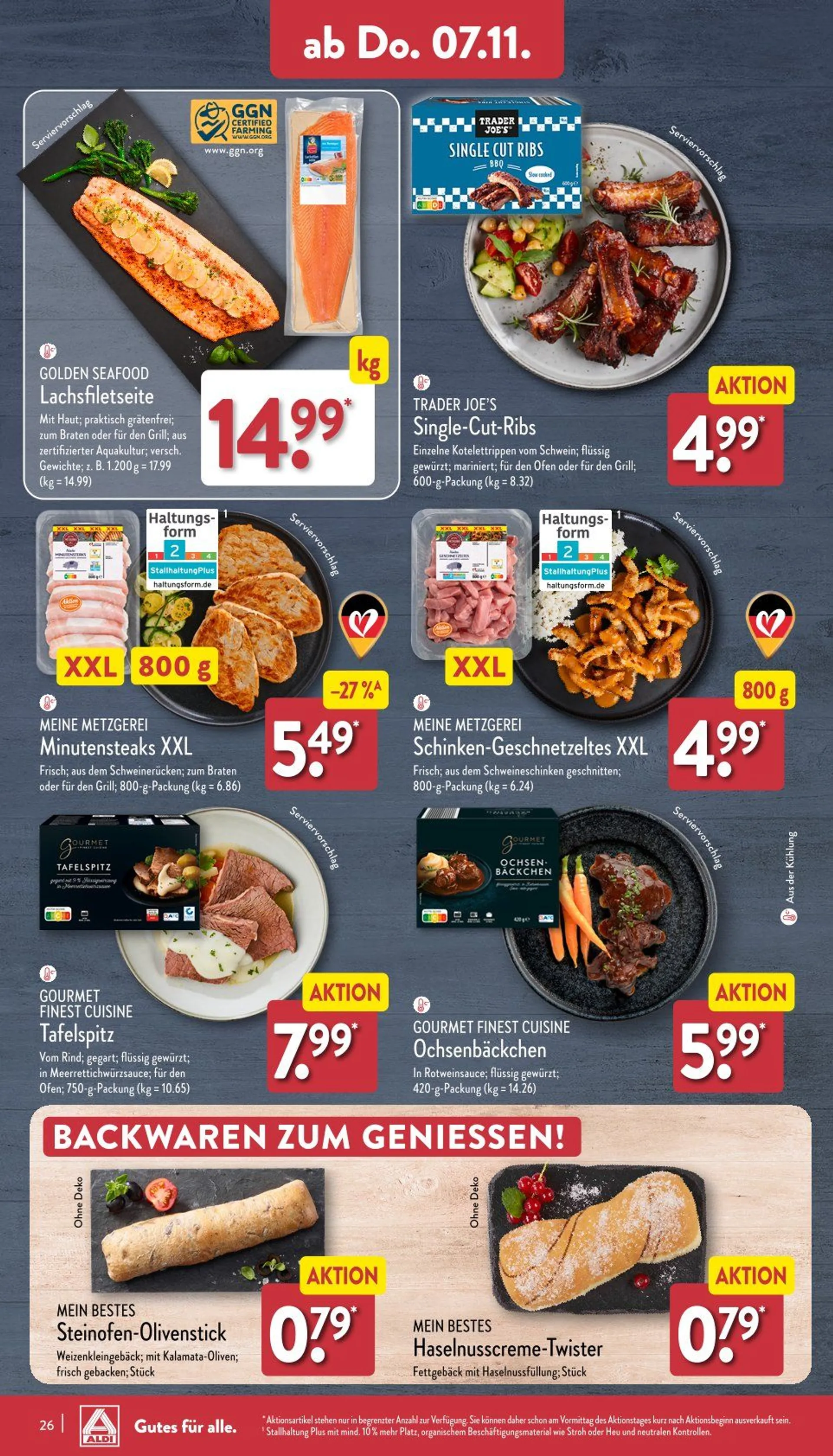 Aldi Nord Prospekt von 4. November bis 9. November 2024 - Prospekt seite 26