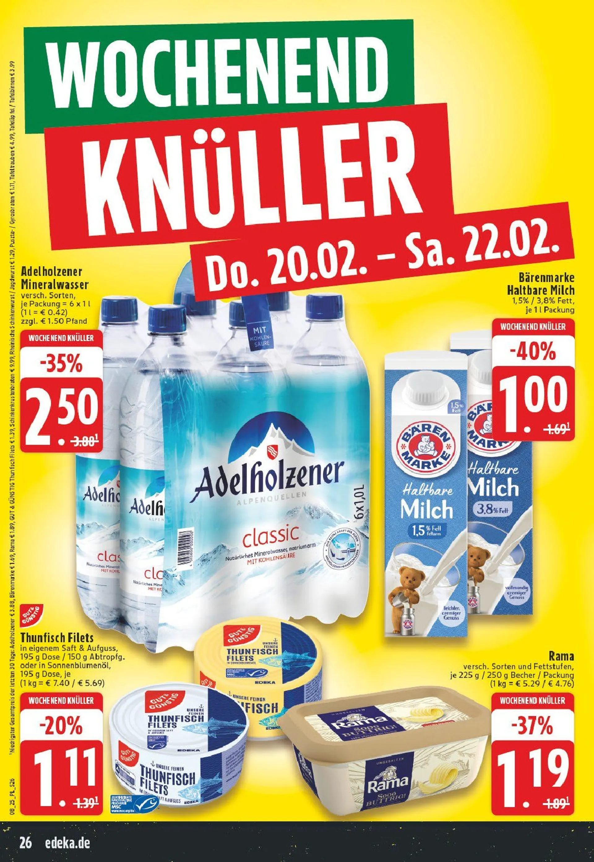 Edeka Prospekt von 16. Februar bis 22. Februar 2025 - Prospekt seite 26