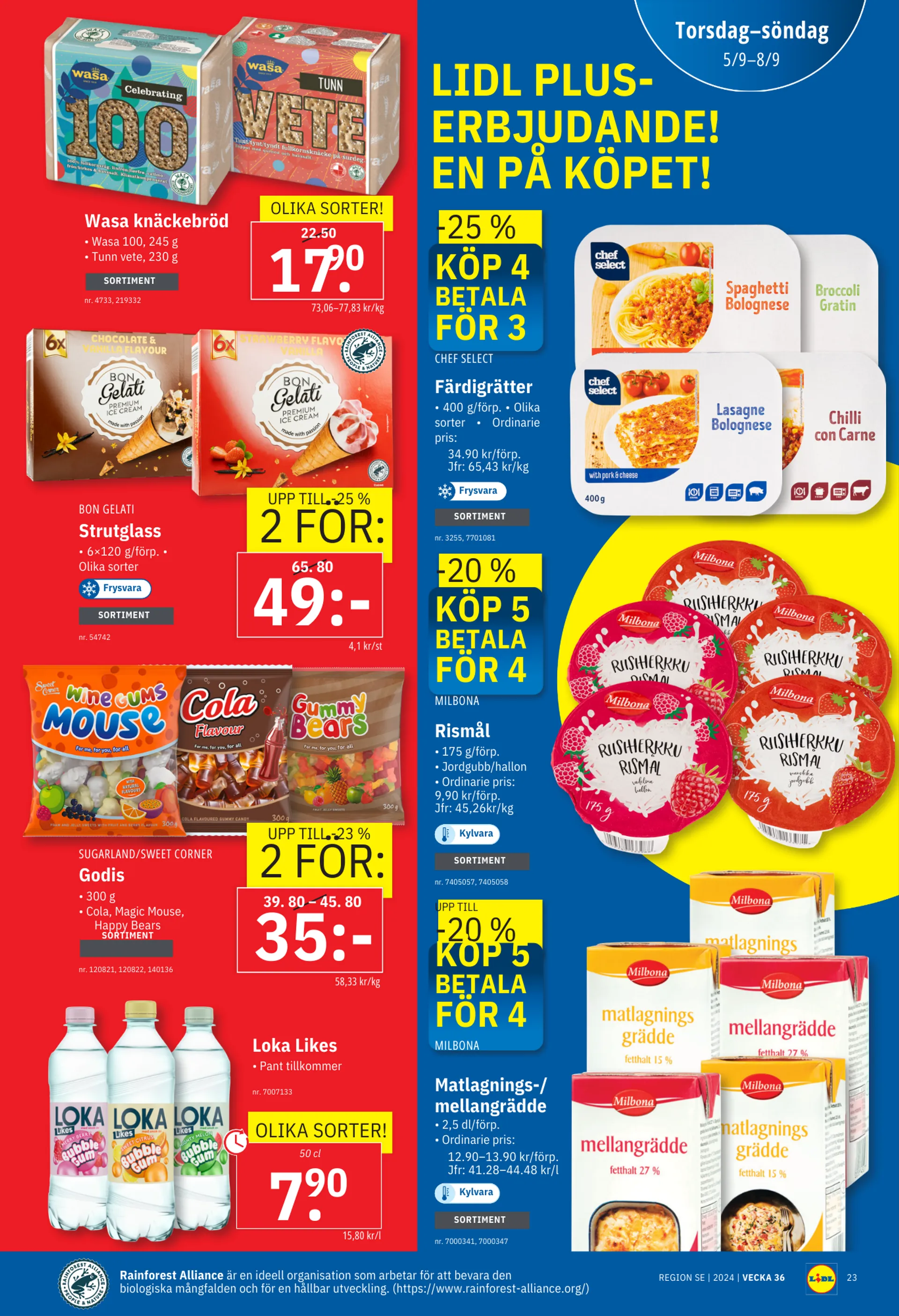 Lidl Angebote von 2/09 bis 8/09 från 2 september till 8 september 2024 - Reklamblad sidor 26