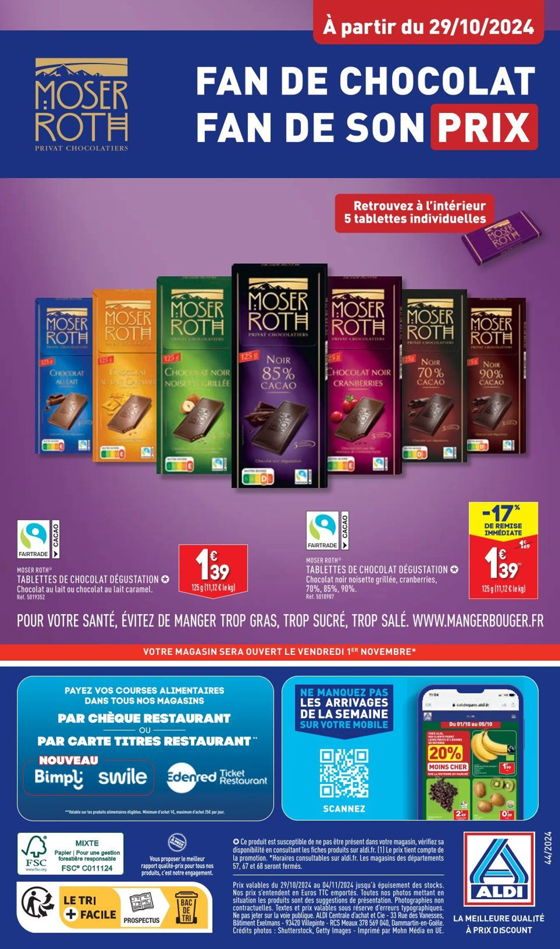 ALDI Brochures Offres du 29 octobre au 4 novembre 2024 - Catalogue page 26