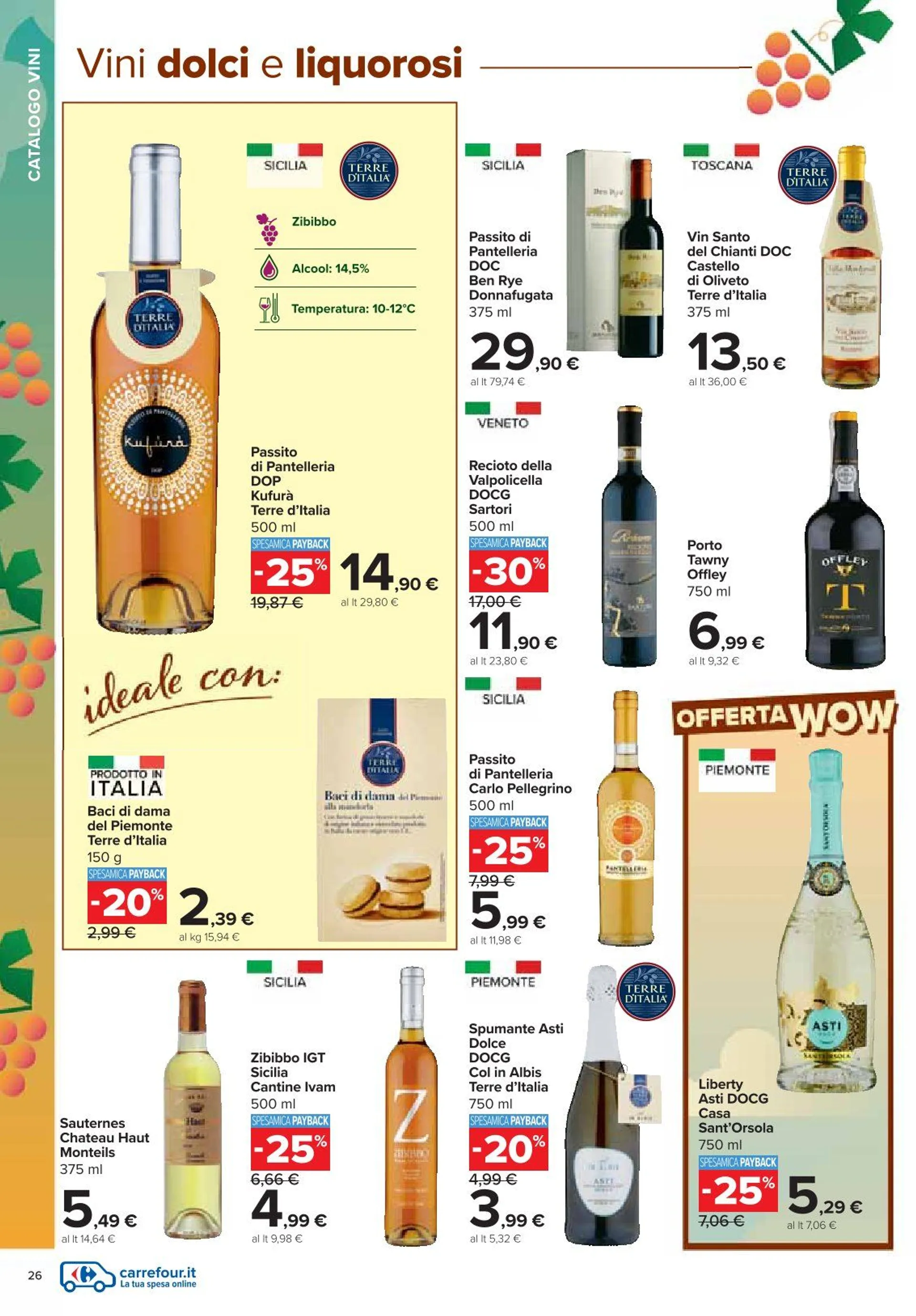 Carrefour Brochure Offerte da 7 ottobre a 10 novembre di 2024 - Pagina del volantino 26