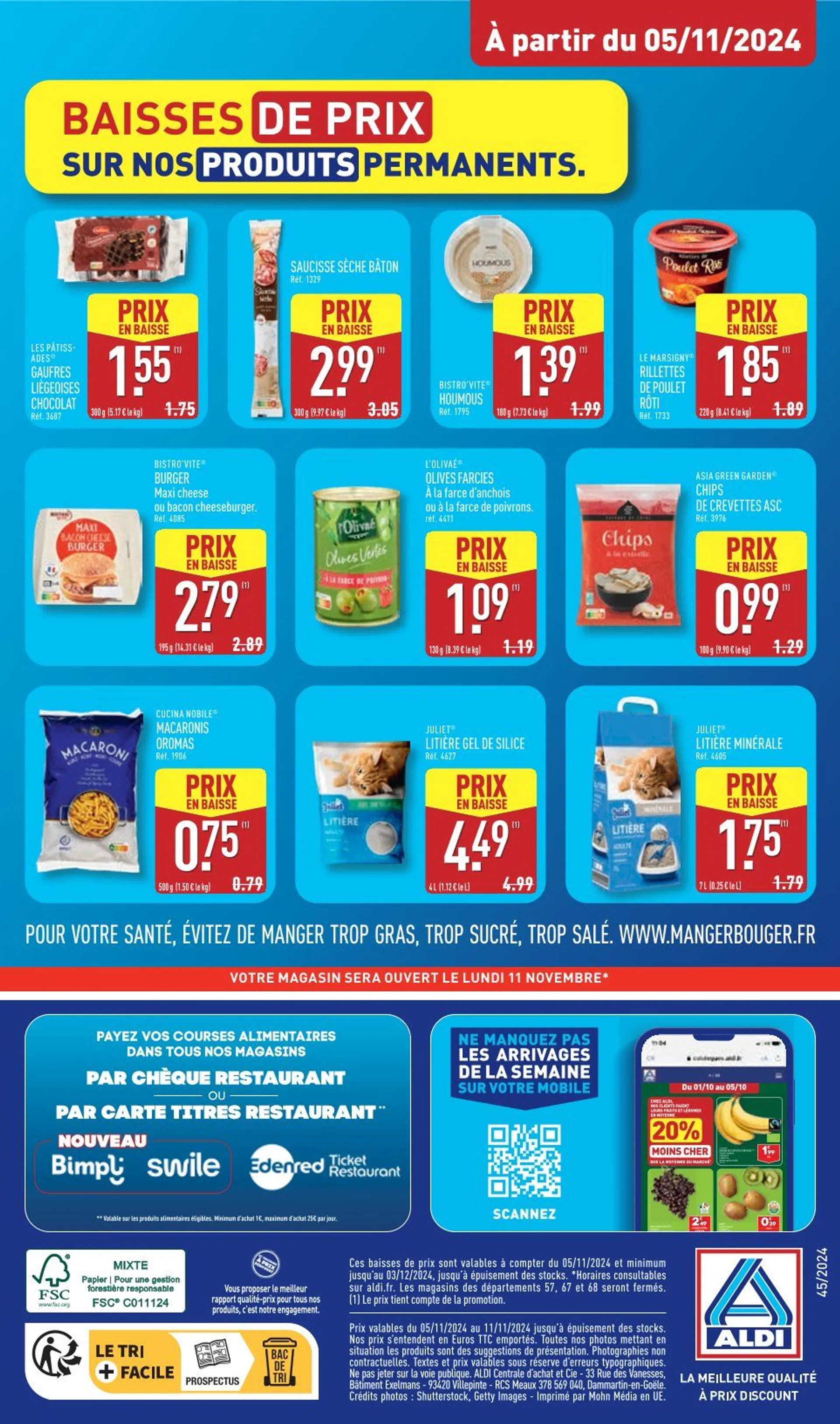 ALDI Brochures Offres du 5 novembre au 11 novembre 2024 - Catalogue page 26