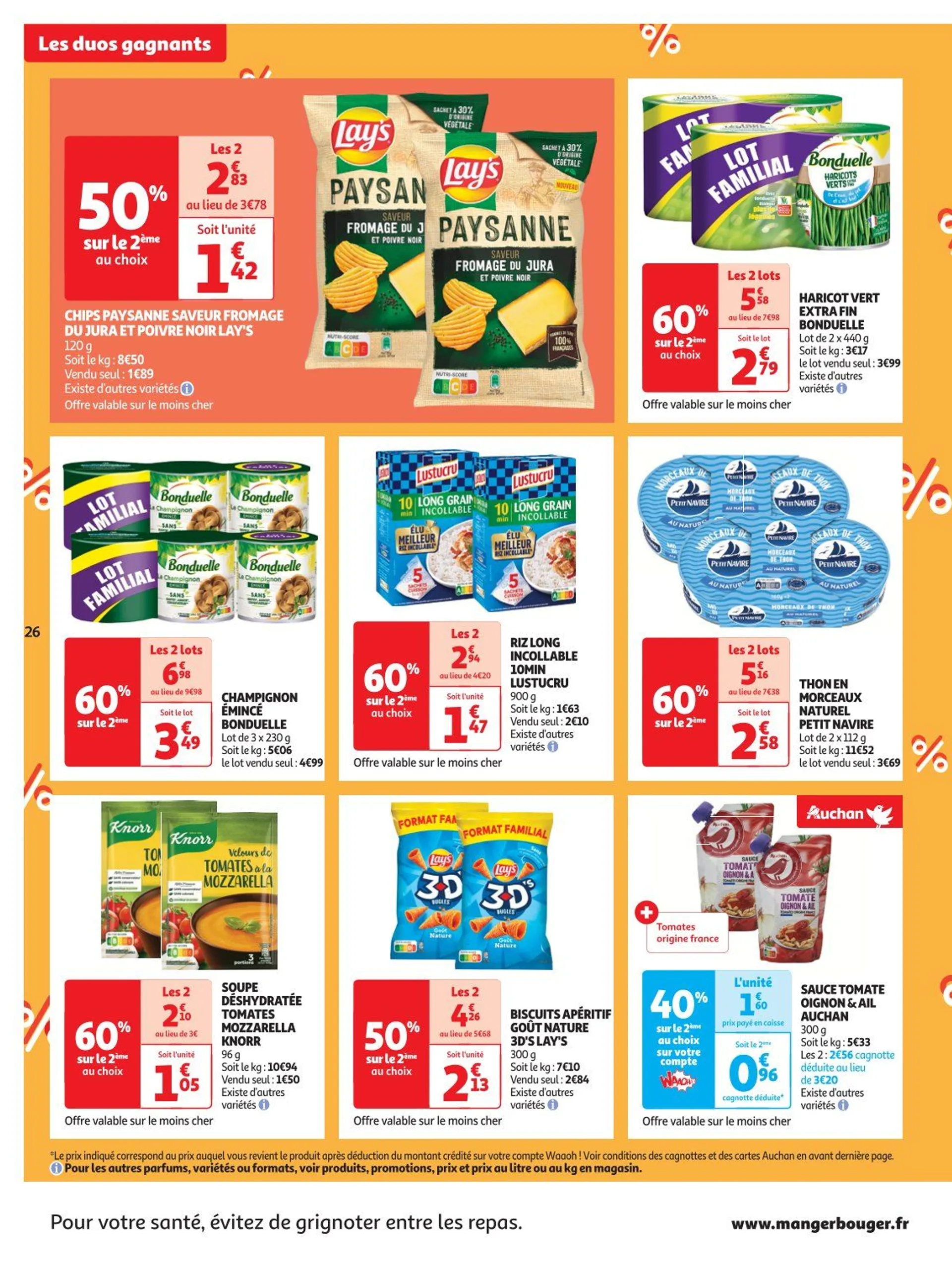 Auchan Offres de brochures du 24 septembre au 6 octobre 2024 - Catalogue page 26