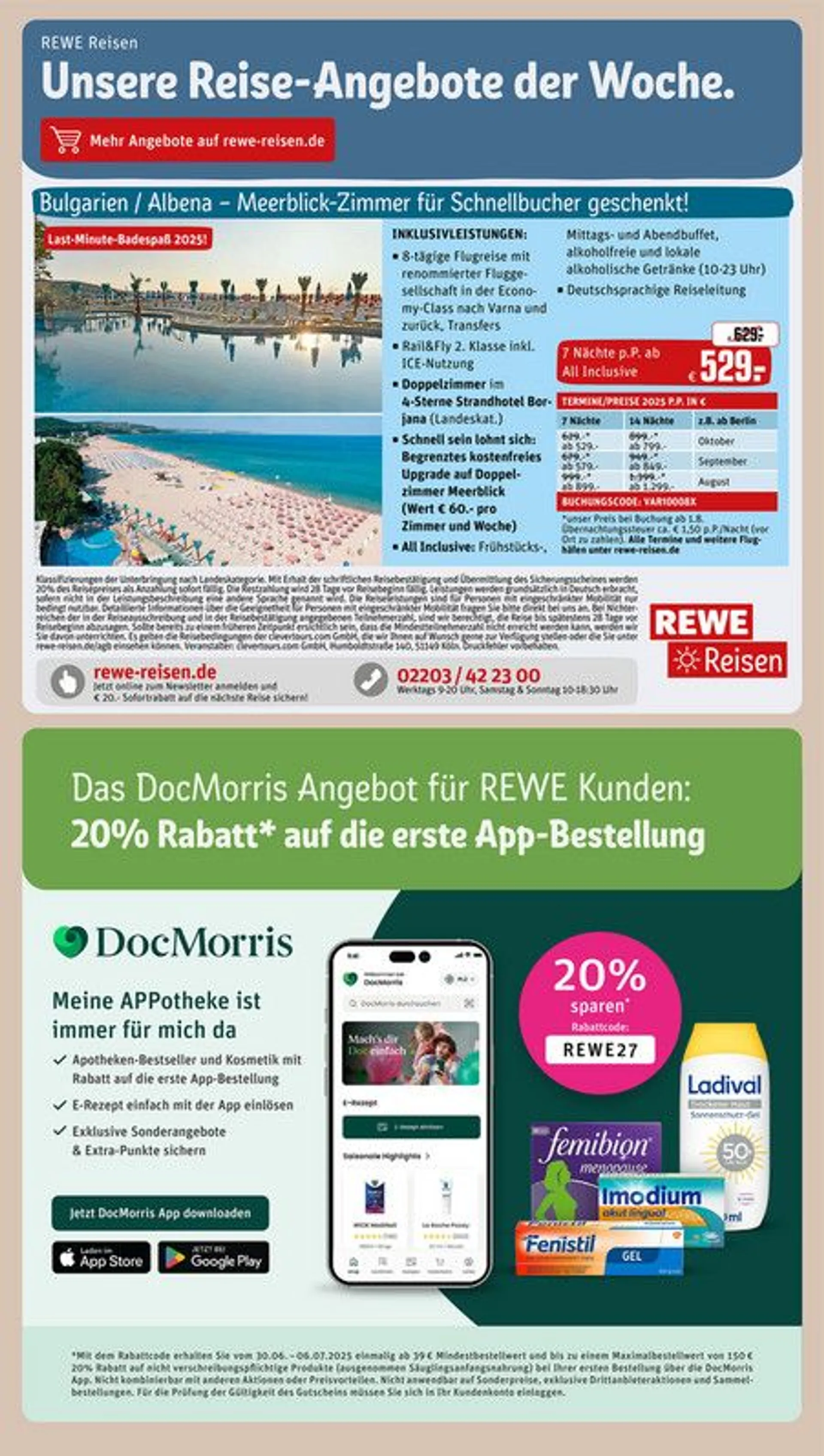 REWE Prospekt von 30. Juni bis 6. Juli 2025 - Prospekt seite 22