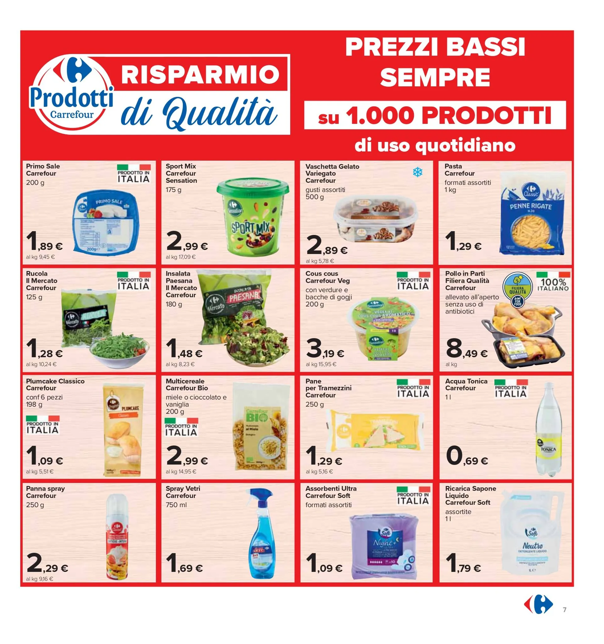 OFFERTA SPECIALE DI CARREFOUR da 25 luglio a 7 agosto di 2024 - Pagina del volantino 28