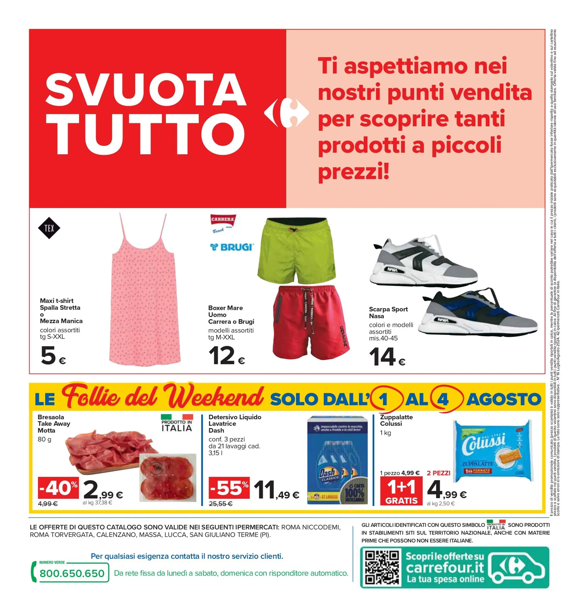 OFFERTA SPECIALE DI CARREFOUR da 25 luglio a 7 agosto di 2024 - Pagina del volantino 16