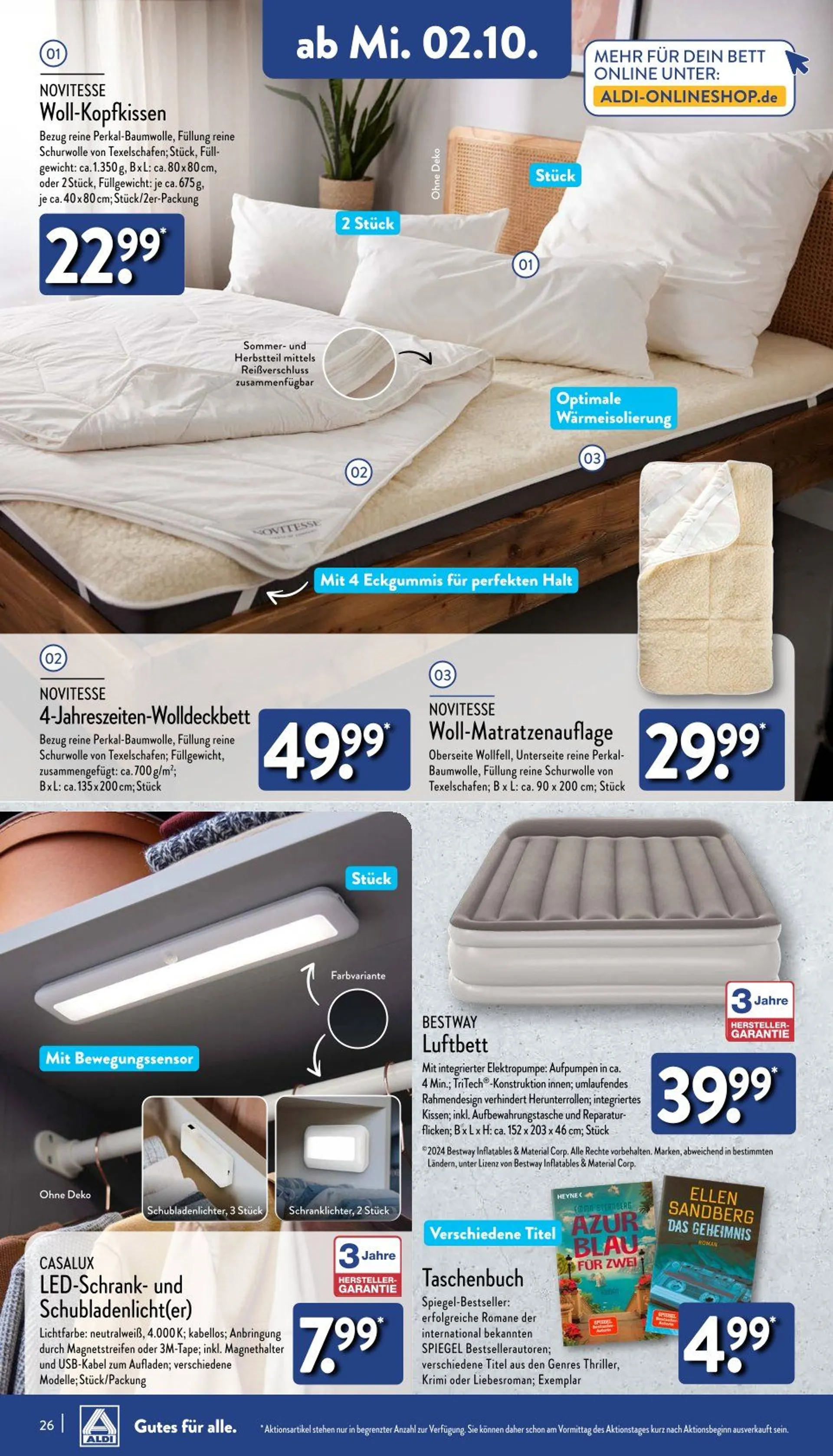 ALDI Nord Prospekts Angebote Online von 30. September bis 5. Oktober 2024 - Prospekt seite 26