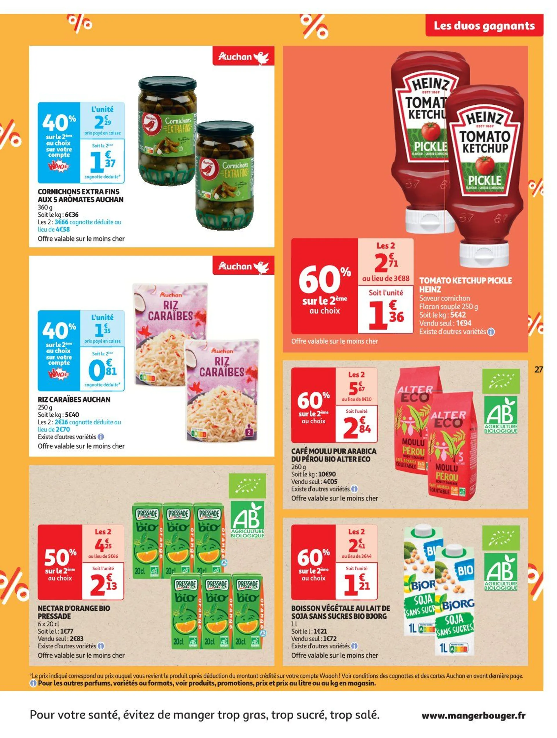 Auchan Offres de brochures du 24 septembre au 6 octobre 2024 - Catalogue page 27