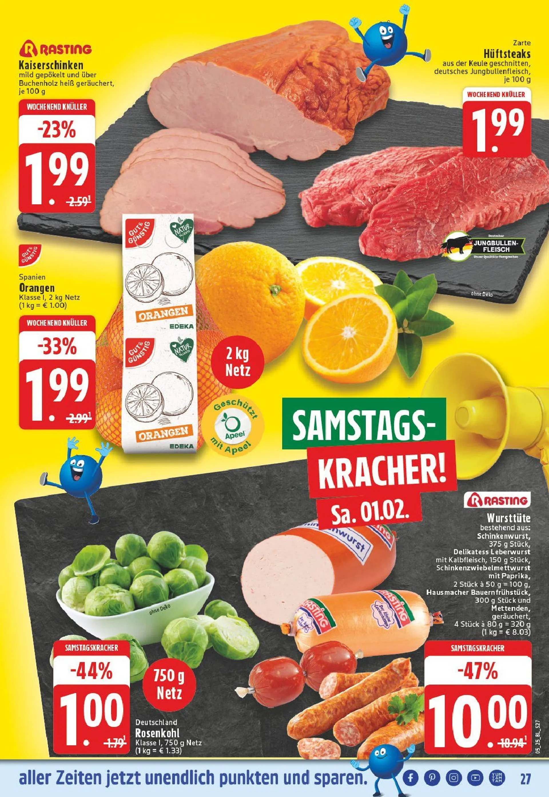 Edeka Prospekt von 27. Januar bis 1. Februar 2025 - Prospekt seite 27