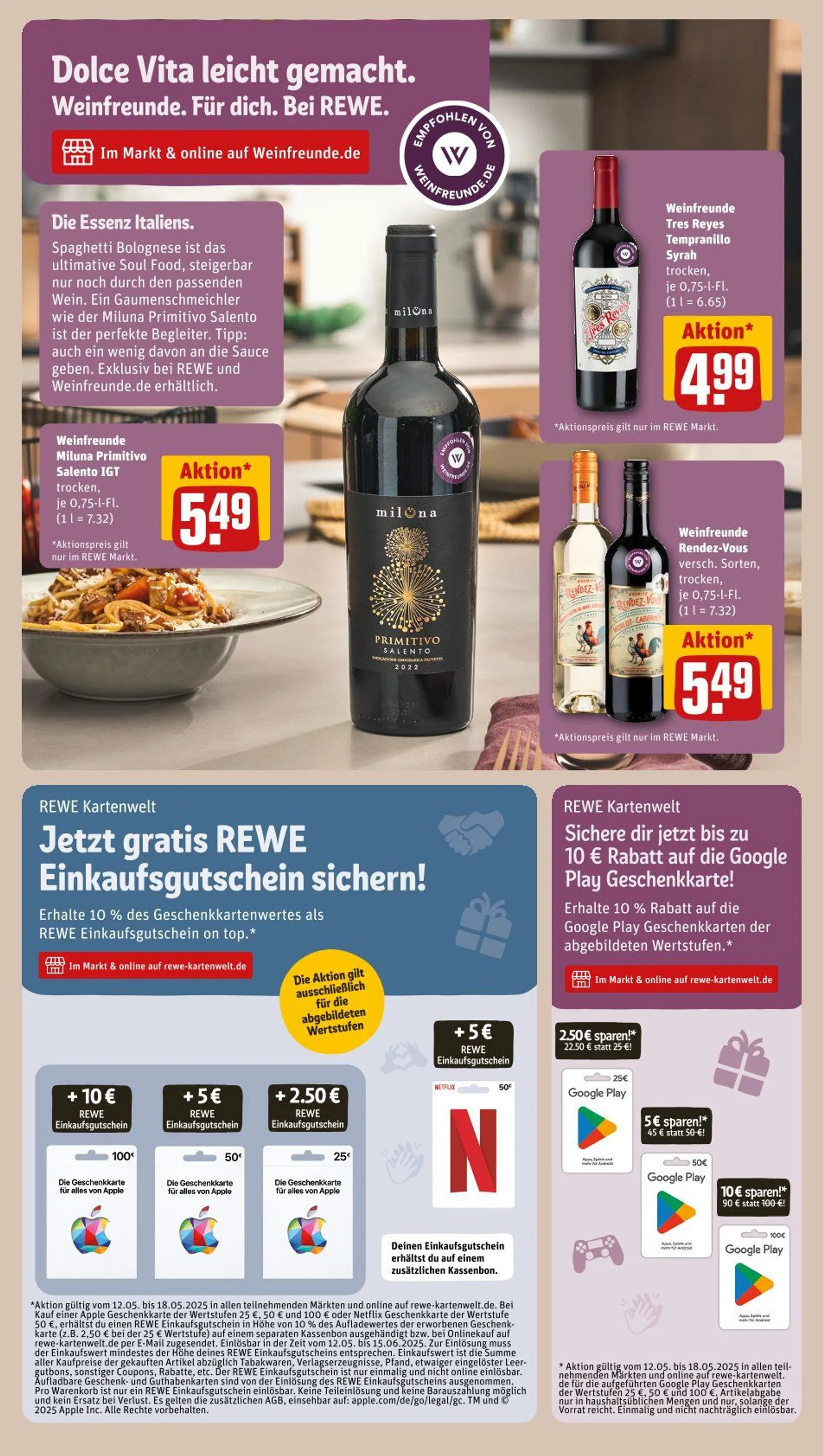 REWE Prospekt von 12. Mai bis 18. Mai 2025 - Prospekt seite 29