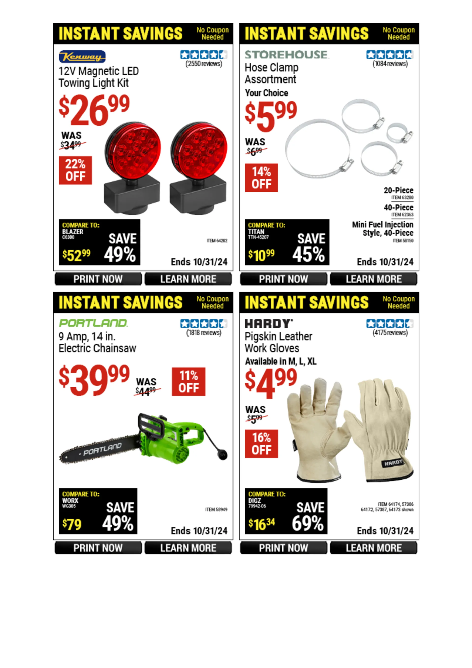 Weekly ad Harbor Freight Weekly Ad from October 21 to October 27 2024 - Page 28