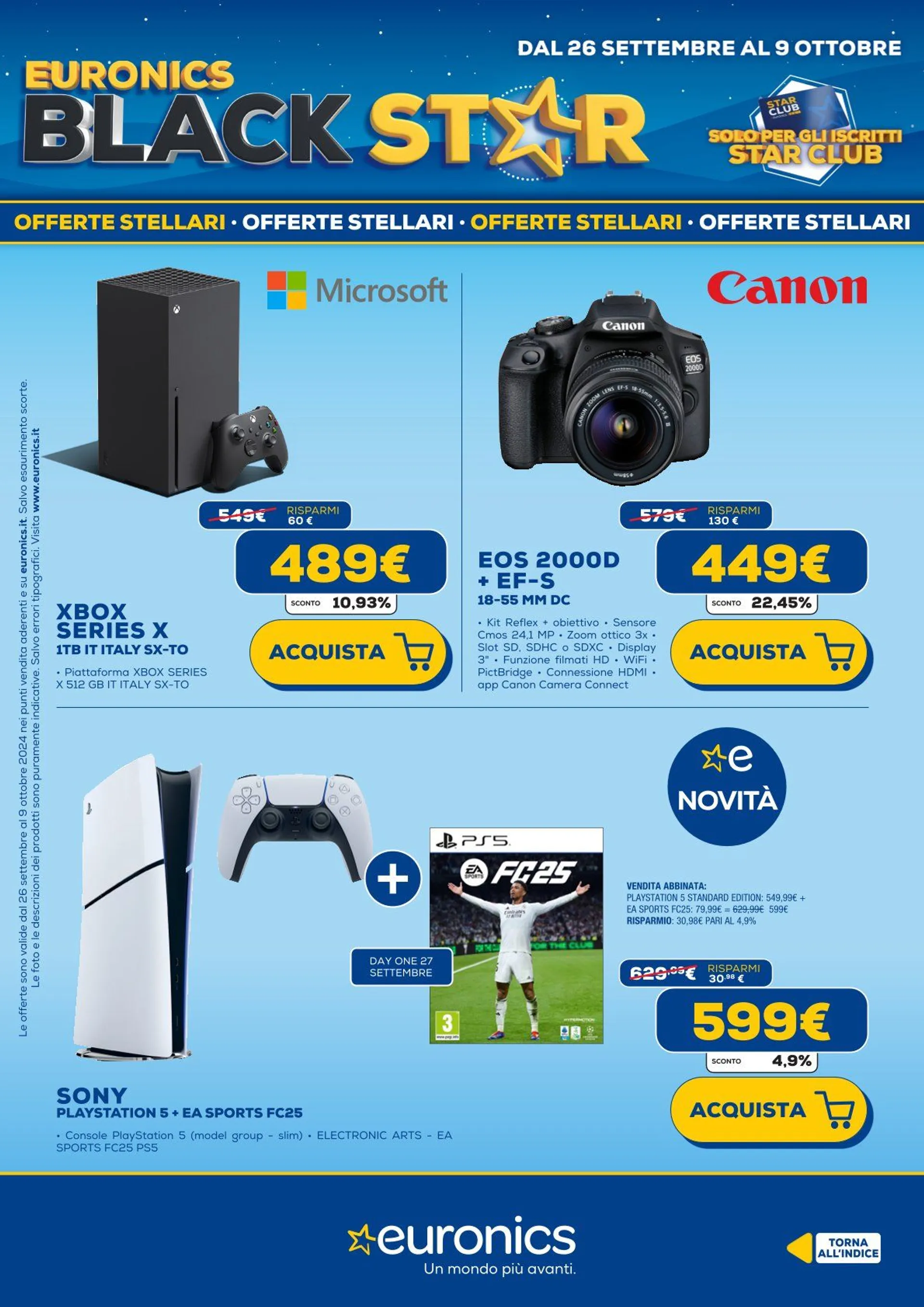 Euronics Brochure Offerte da 26 settembre a 9 ottobre di 2024 - Pagina del volantino 29