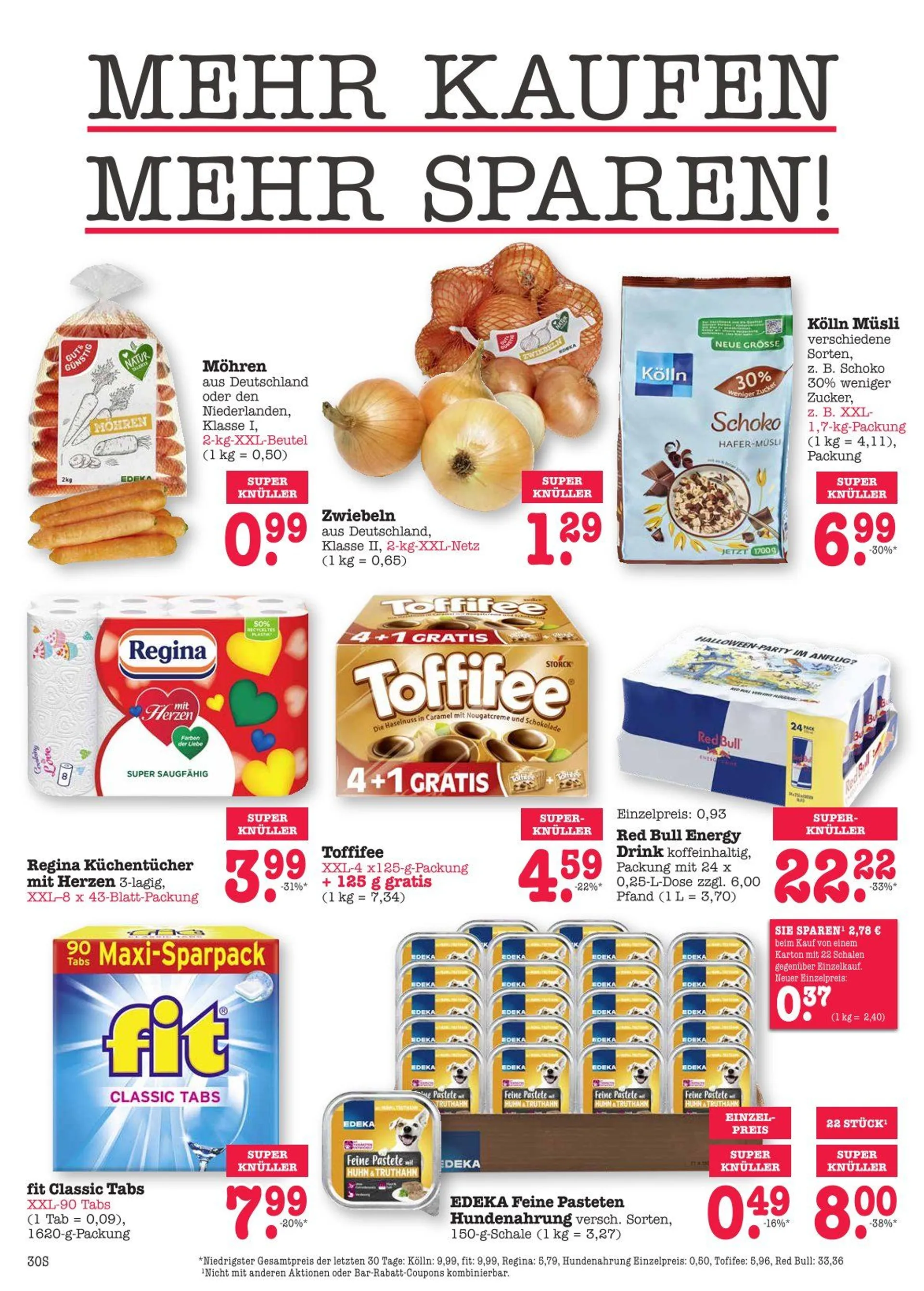 Edeka Prospekt von 28. Oktober bis 2. November 2024 - Prospekt seite 30