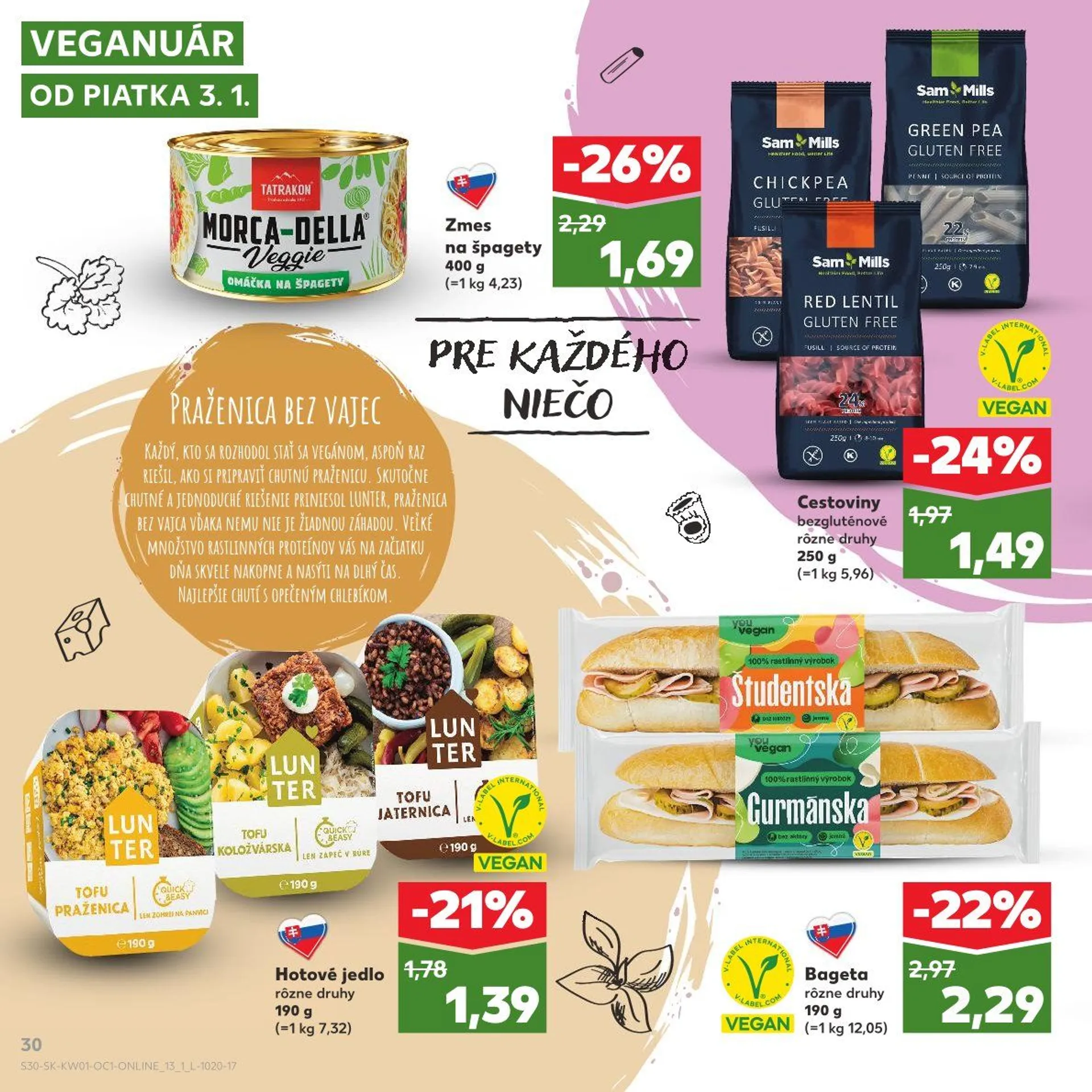 Leták: Kaufland Ponudbe od 8. januára do 31. januára 2025 - Prehľad Stránky 30