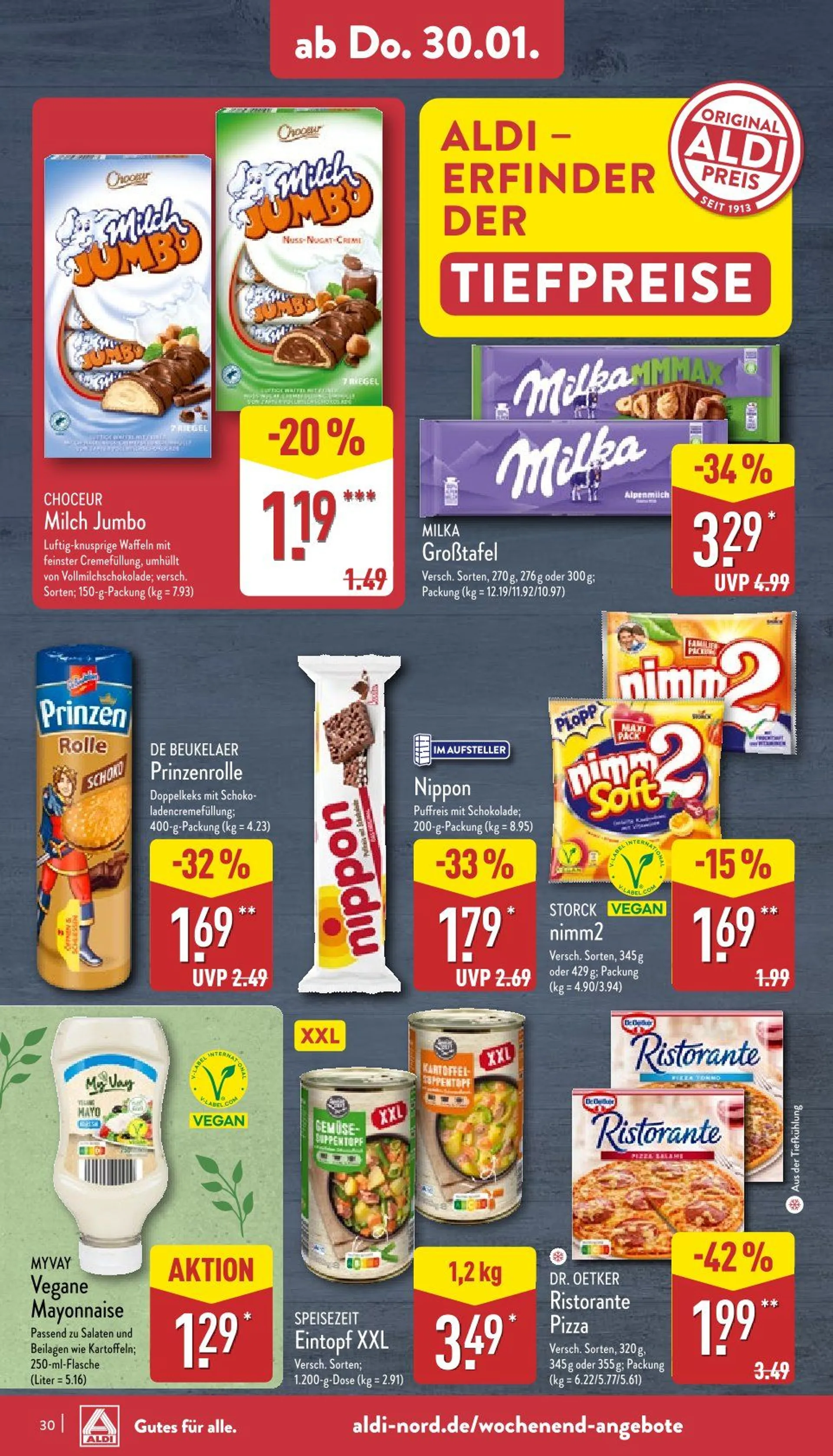 ALDI Nord Angebote von 27. Januar bis 2. Februar 2025 - Prospekt seite 30