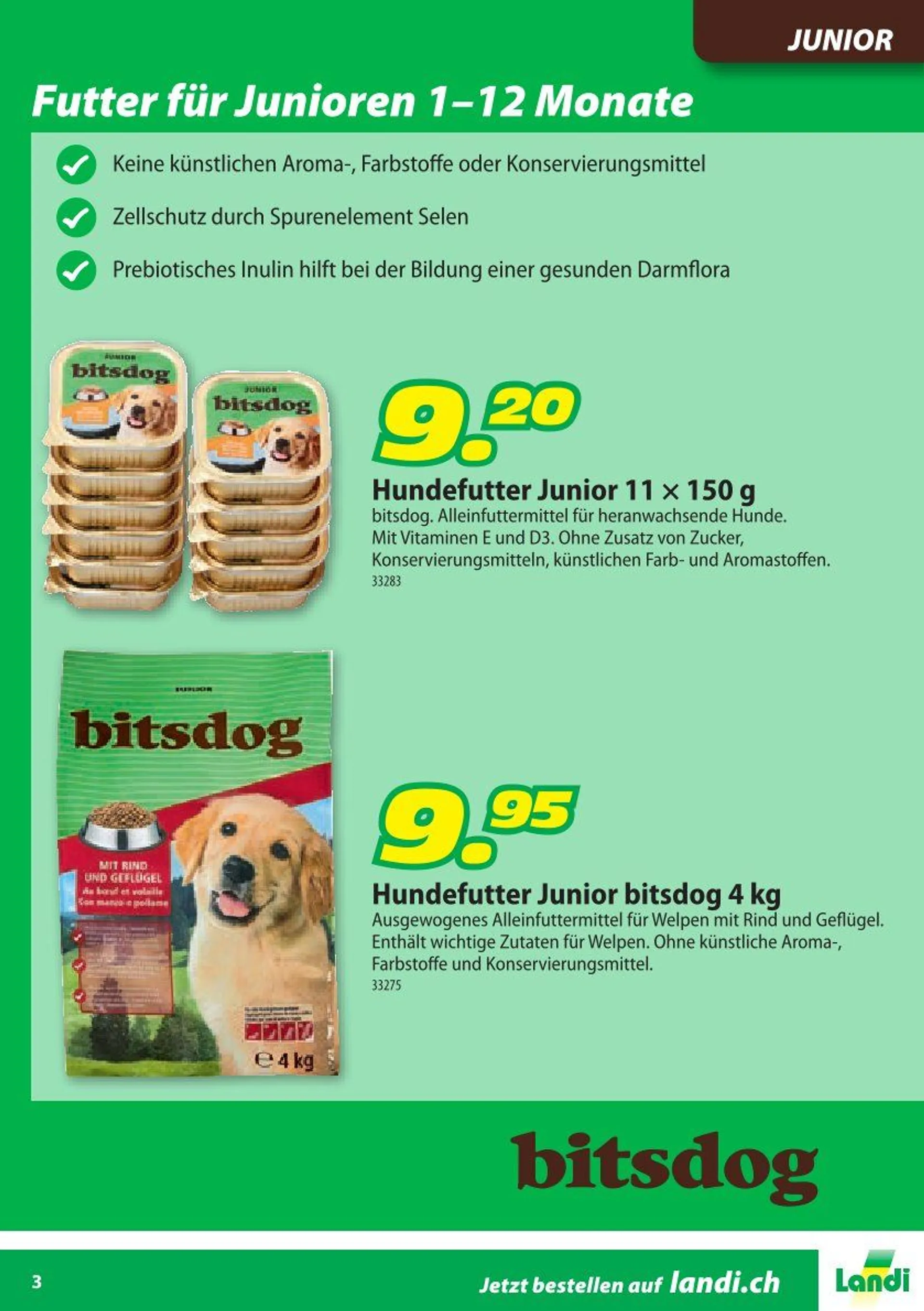 LANDI - bitsdog von 13. Januar bis 31. Dezember 2025 - Prospekt seite  3