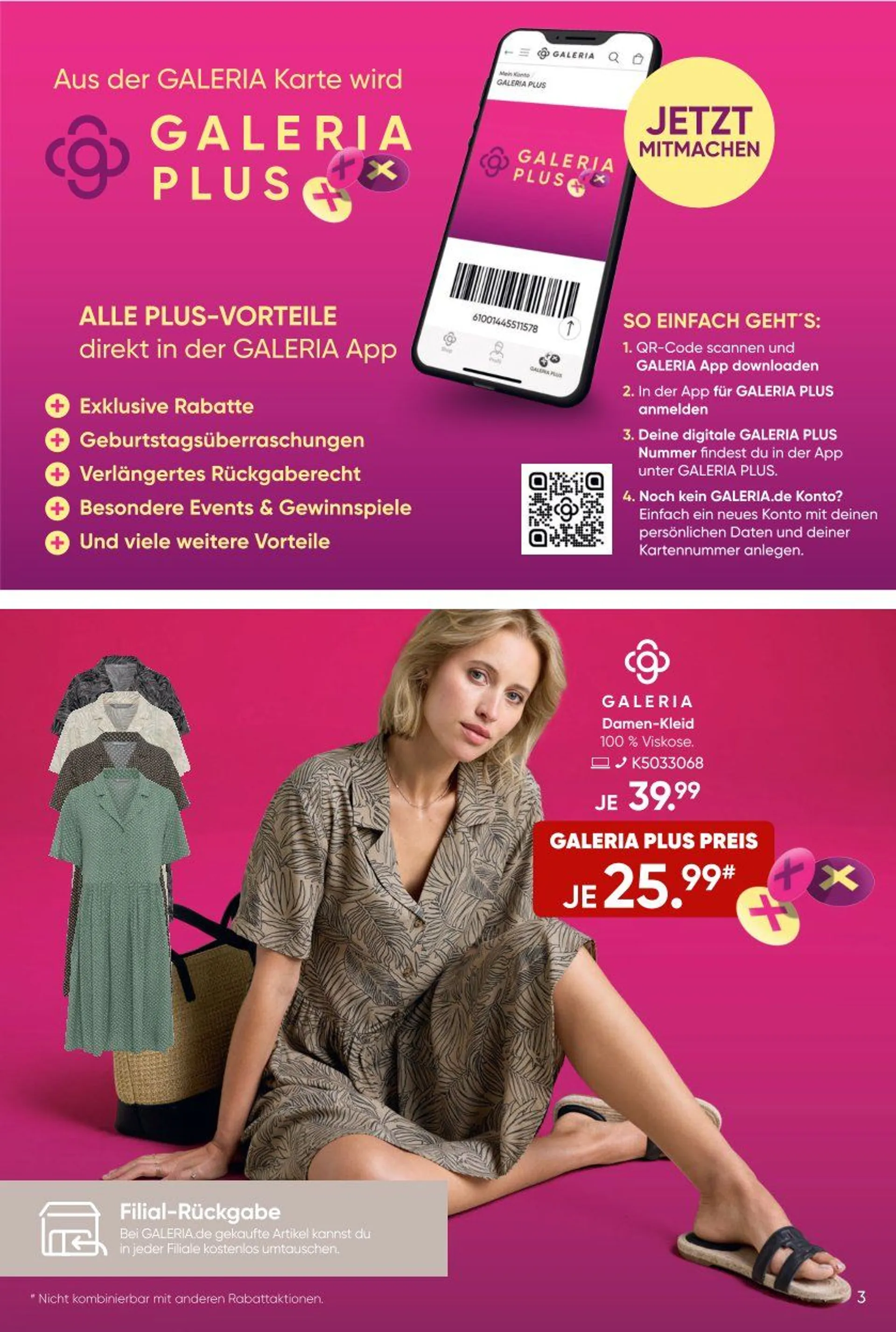 GALERIA Karstadt Kaufhof Prospekt von 16. Mai bis 20. Mai 2025 - Prospekt seite 17