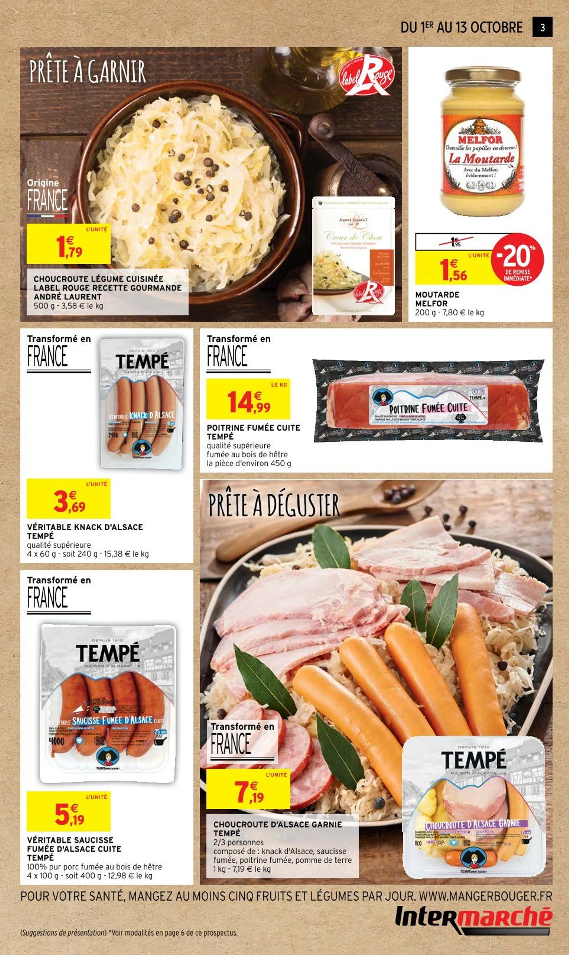 Intermarché Offres de catalogue du 1 octobre au 13 octobre 2024 - Catalogue page 3