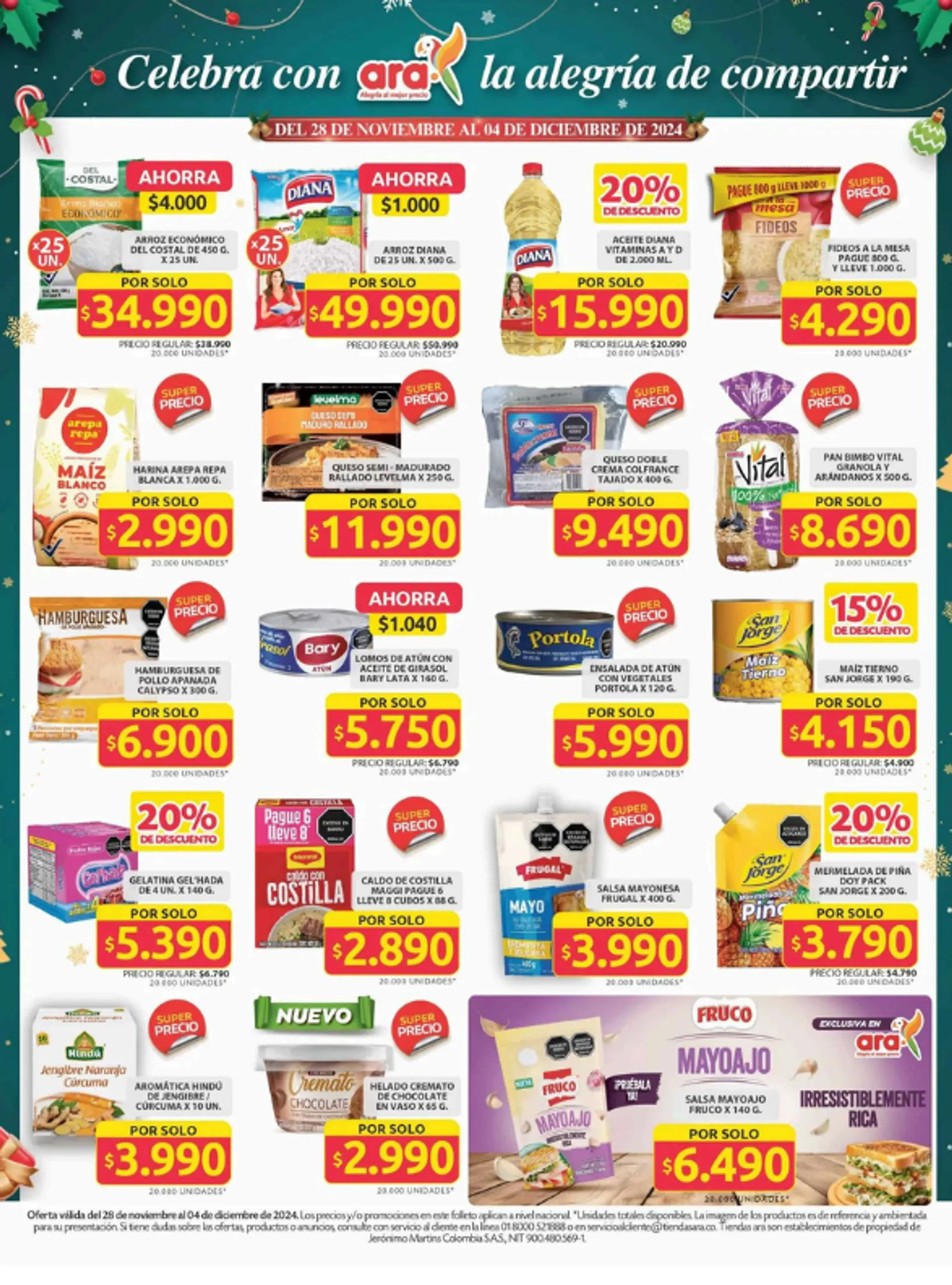 Catalogo de Ara Ofertas en Folletos 28 de noviembre al 4 de diciembre 2024 - Pag 2