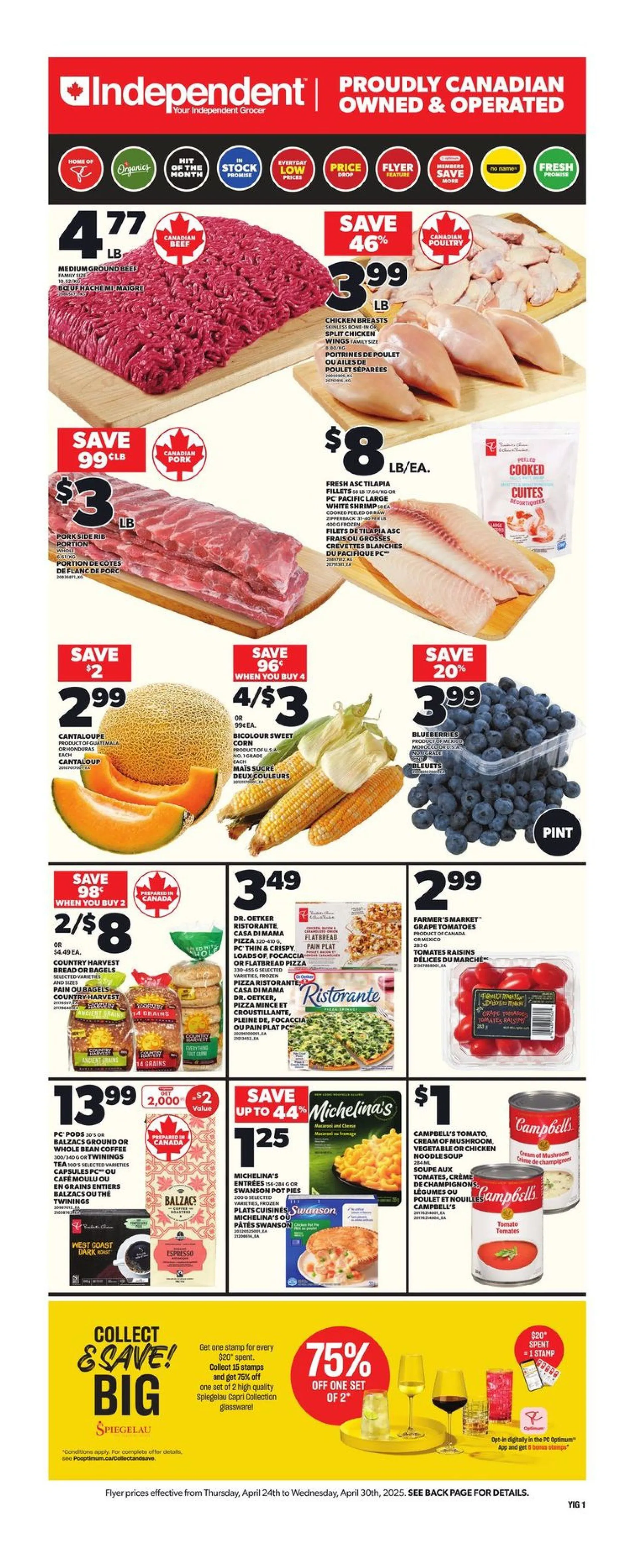 Independent Sales from April 24 to April 30 2025 - flyer page 