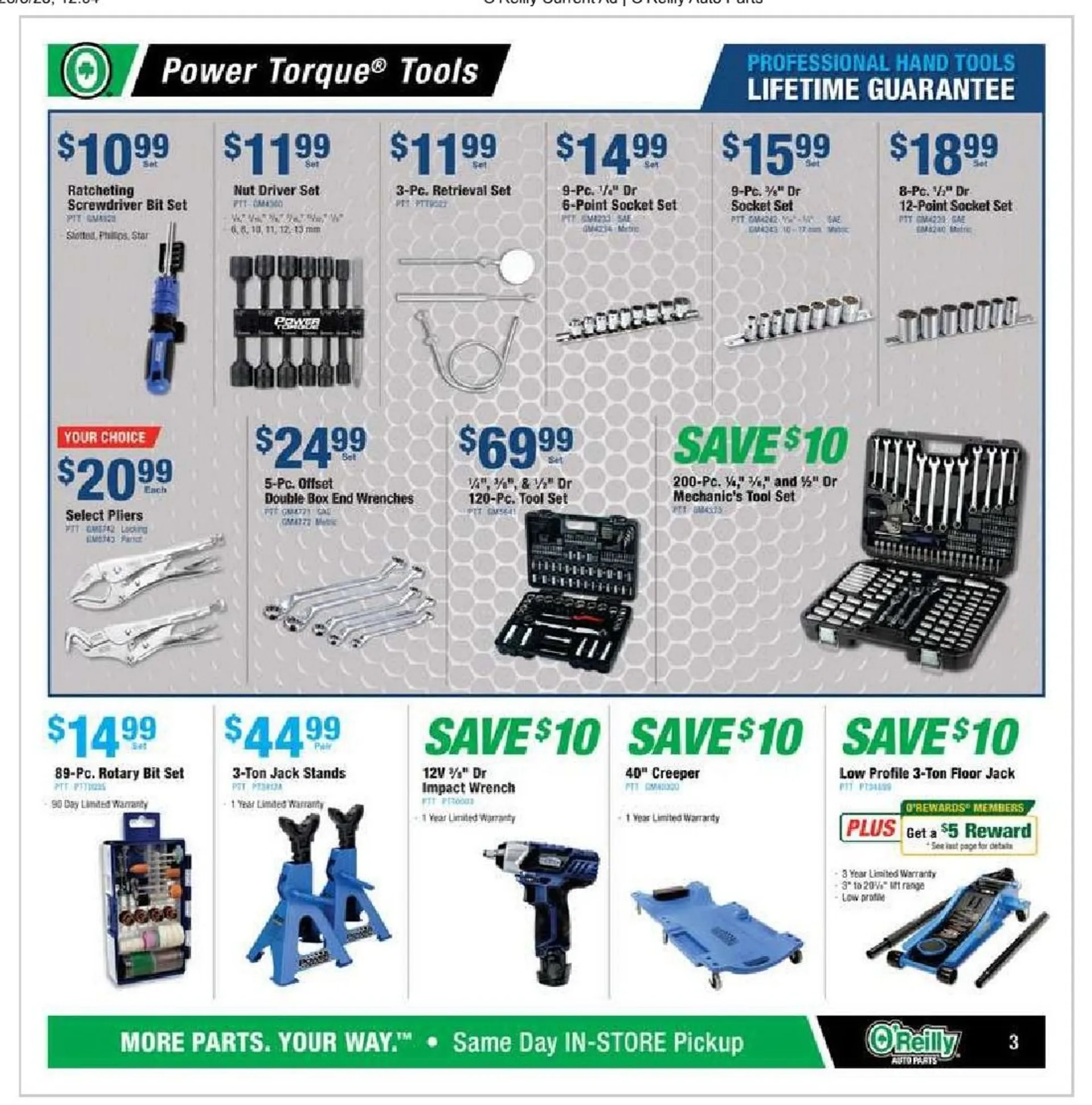 Weekly ad O'Reilly Auto Parts Deals from May 28 to June 24 2025 - Page 3