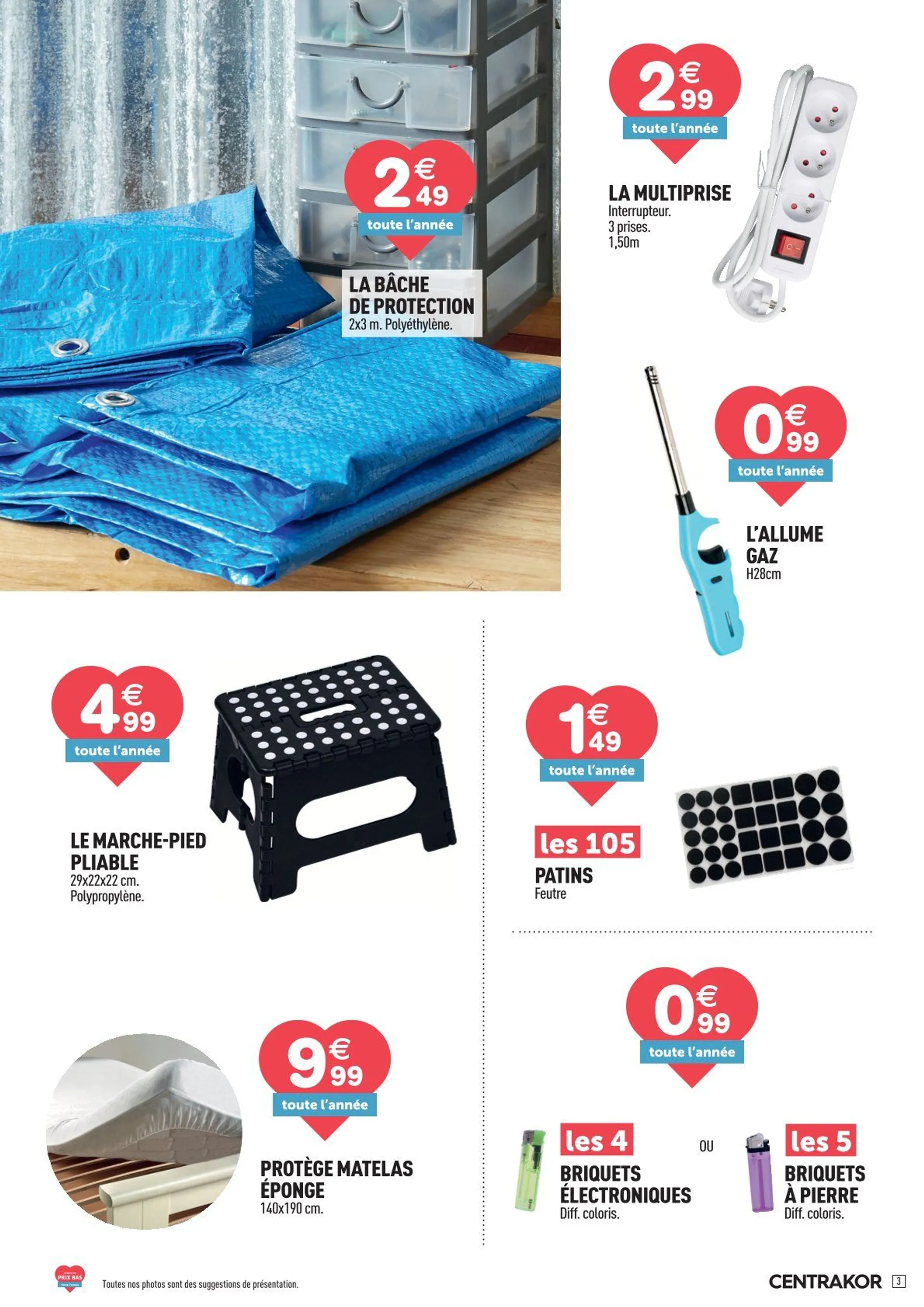 Centrakor Catalogue Centrakor promos du 18 septembre au 31 décembre 2024 - Catalogue page 3