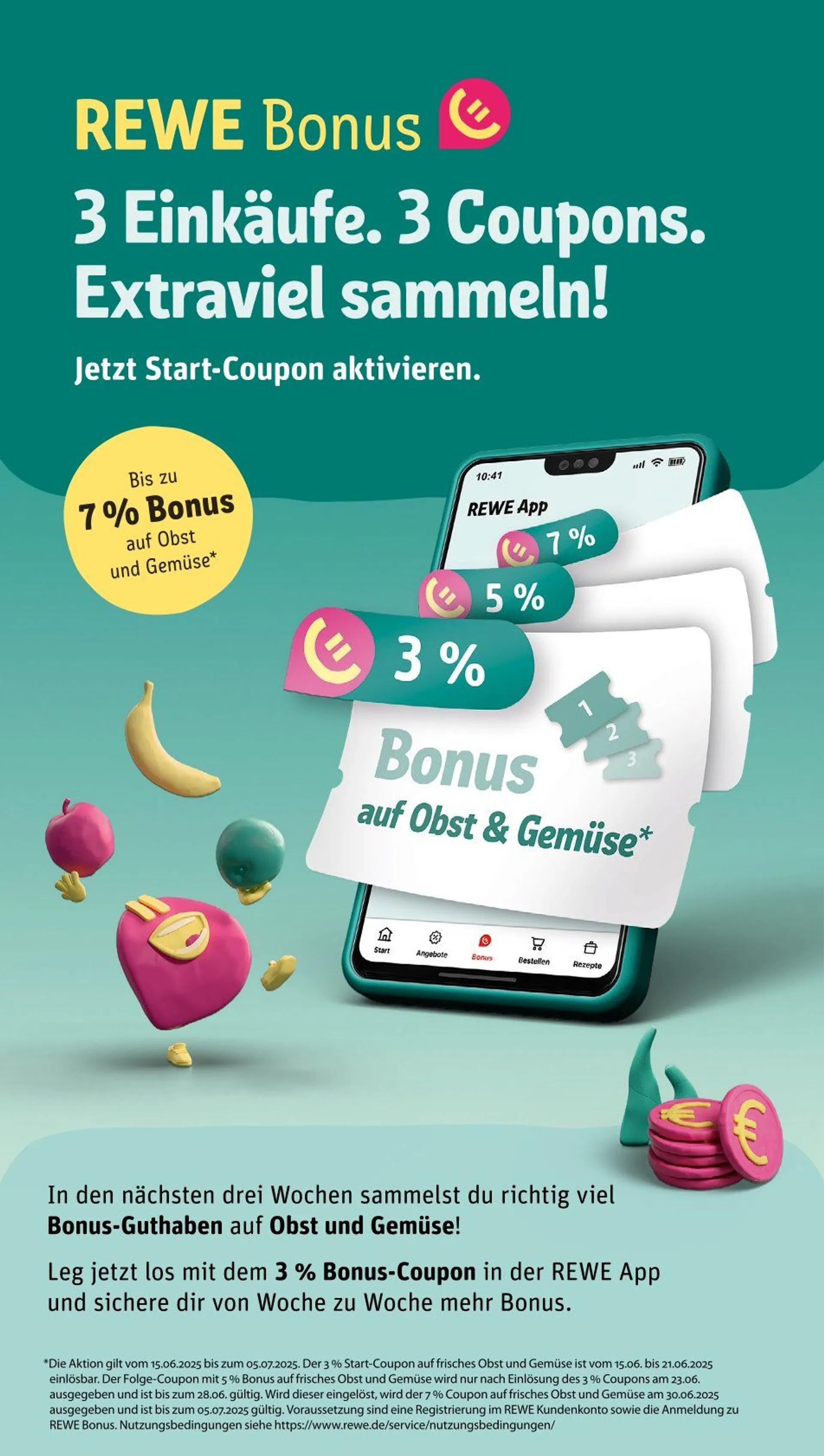 REWE Propsekt von 17. Juni bis 22. Juni 2025 - Prospekt seite 3