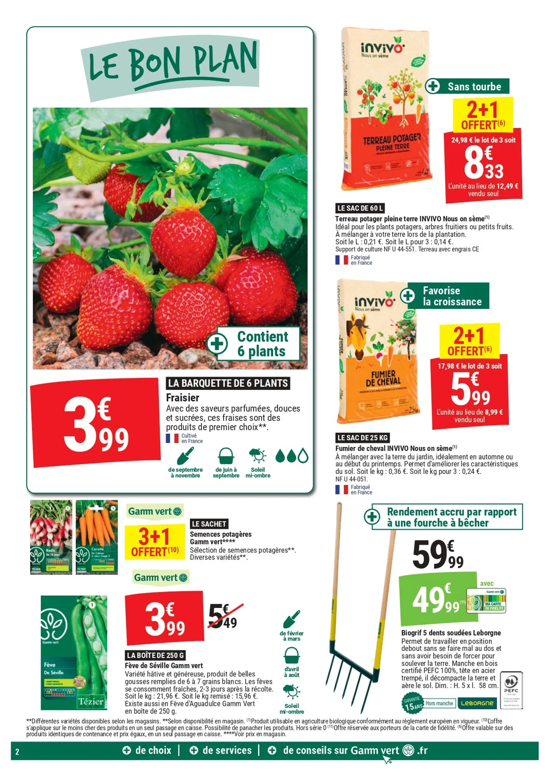 Promos de Gamm vert du 11 septembre au 22 septembre 2024 - Catalogue page 2