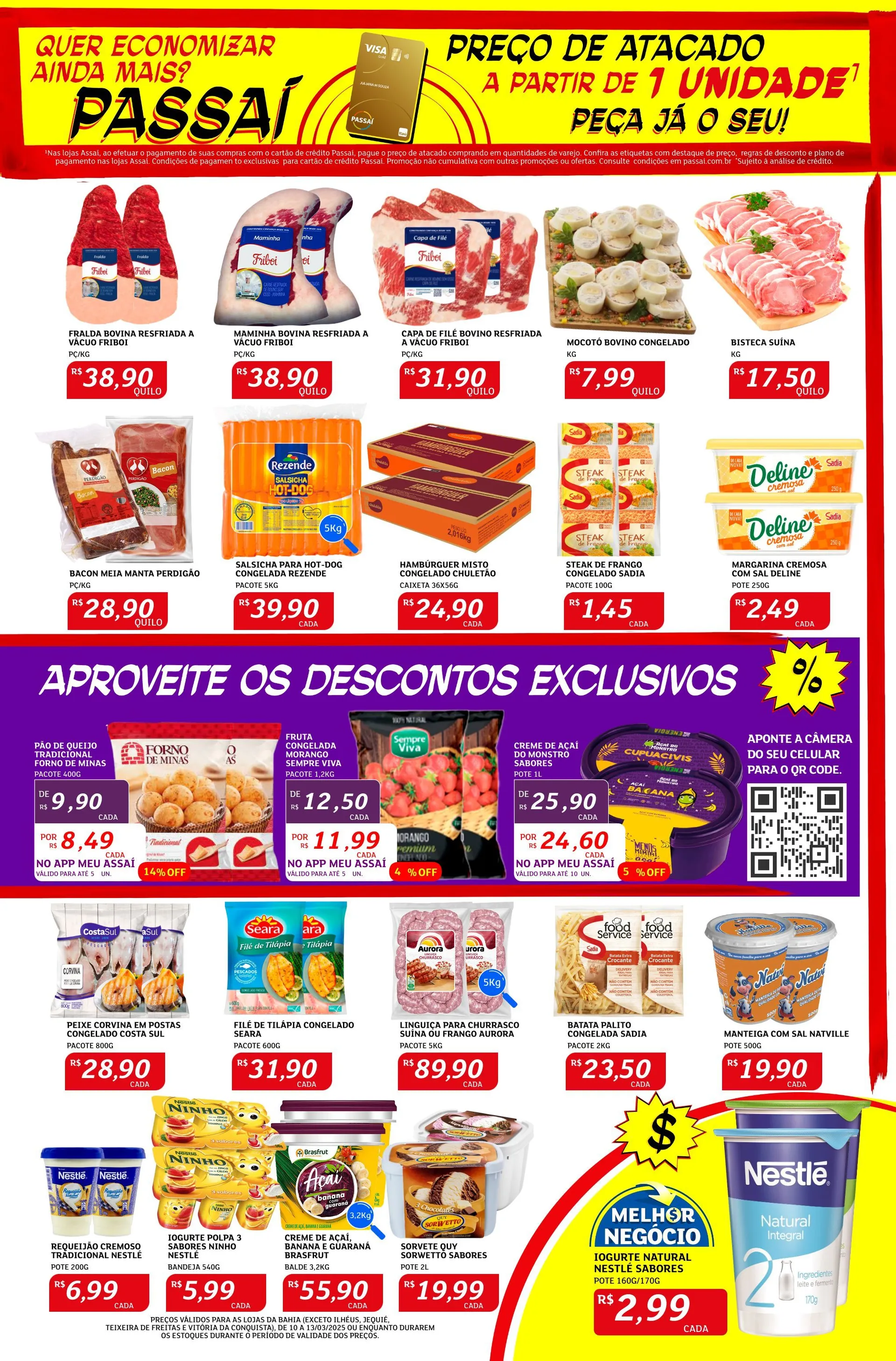 Encarte de Folhetos Assaí Atacadista 10 de março até 13 de março 2025 - Pagina 3