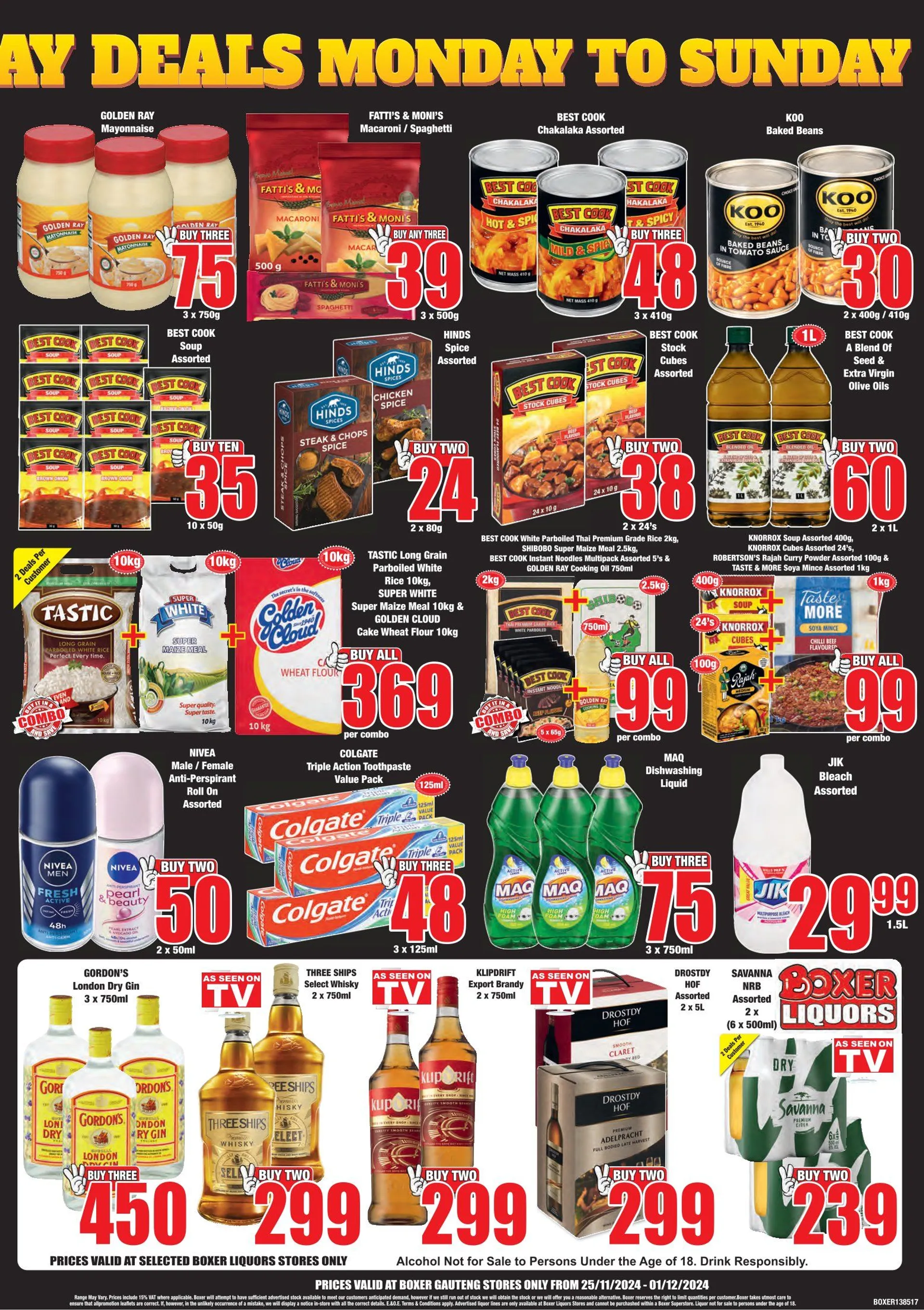 Boxer Weekly Ad from 25 November to 1 December 2024 - Catalogue Page 3