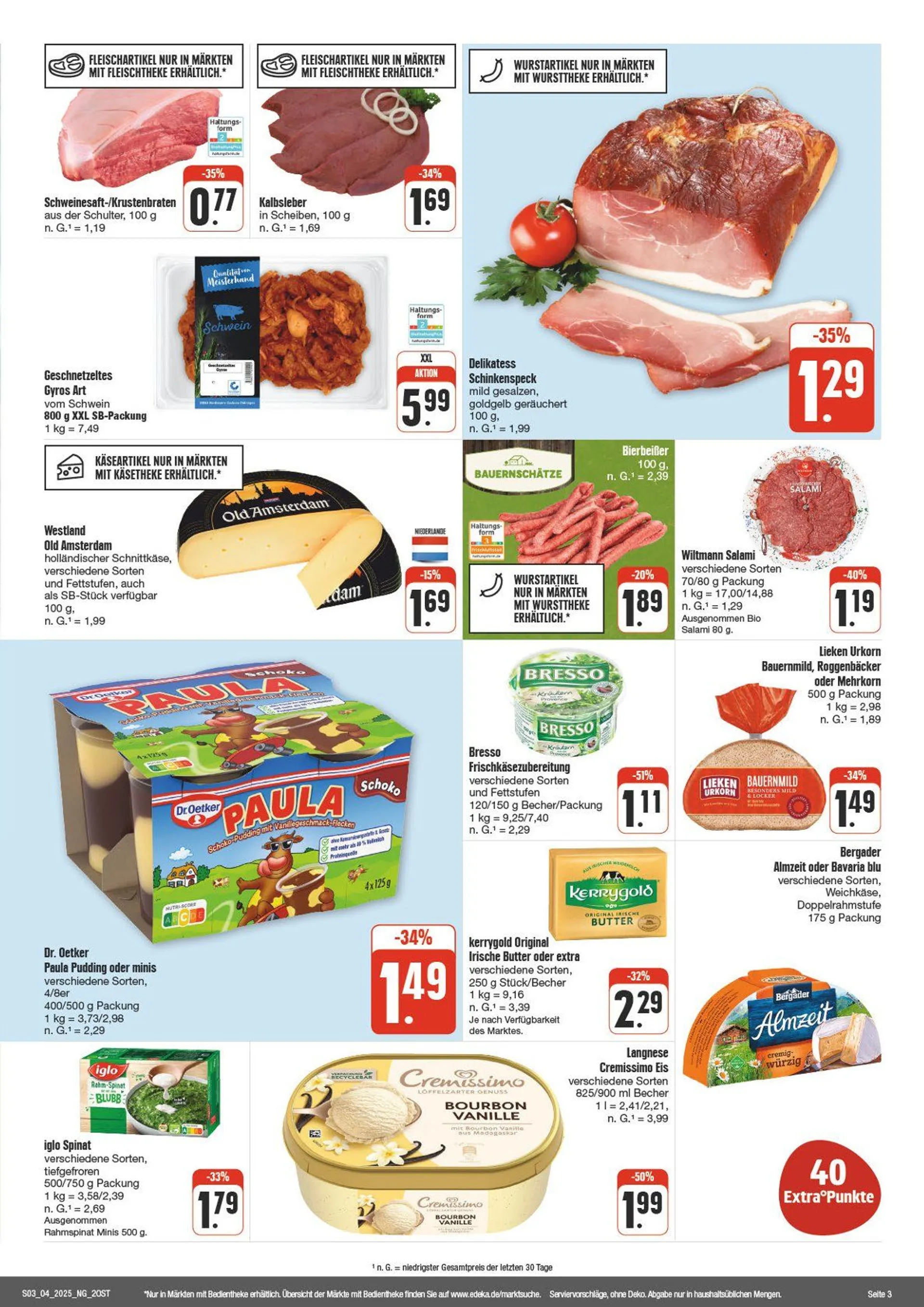 Edeka Prospekt von 21. Januar bis 25. Januar 2025 - Prospekt seite 3