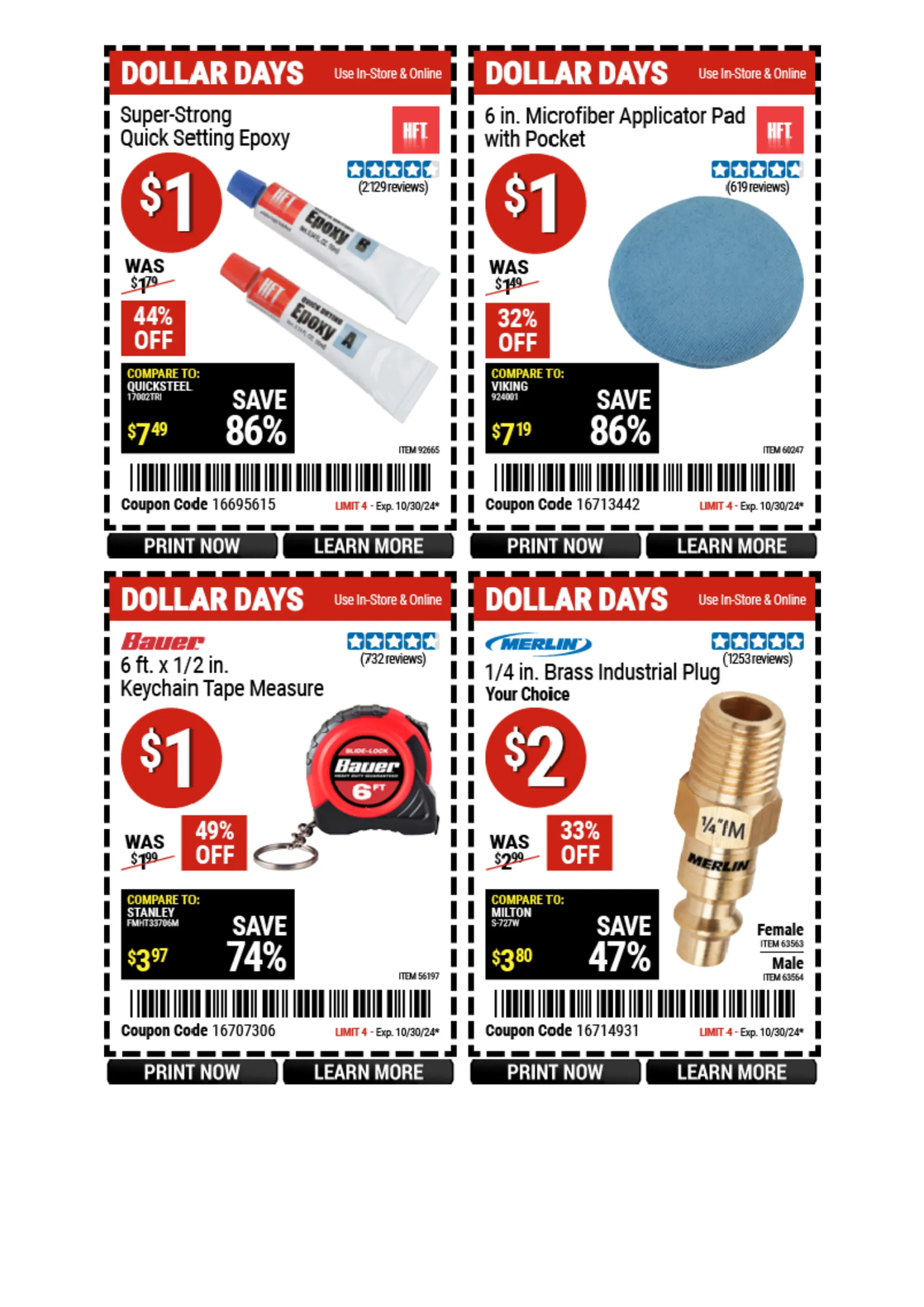 Weekly ad Harbor Freight Weekly Ad from October 21 to October 27 2024 - Page 2