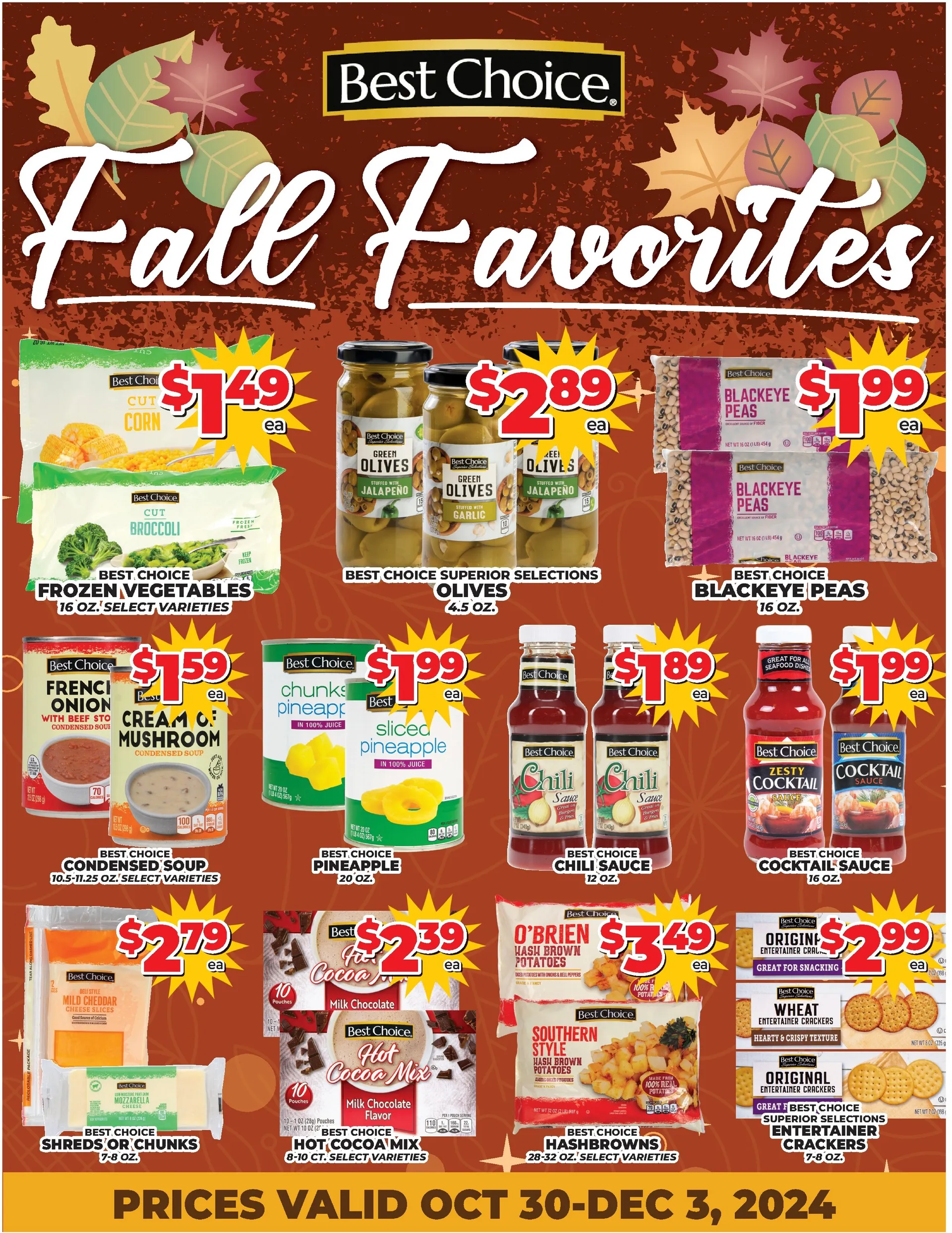 Weekly ad Monthly Specials in Price Cutter: Your Fall Favorites from October 30 to December 3 2024 - Page 2