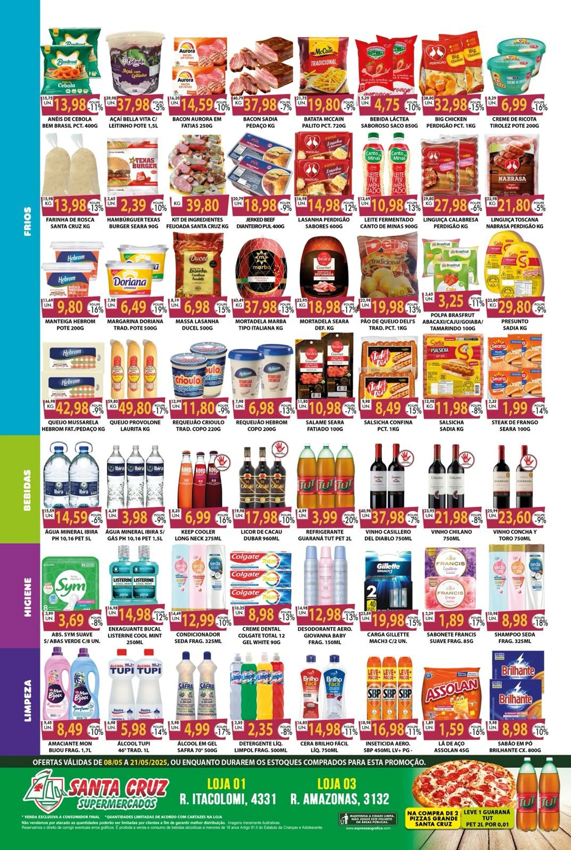 Encarte de Supermercados Santa Cruz Ofertas 14 de maio até 21 de maio 2025 - Pagina 2