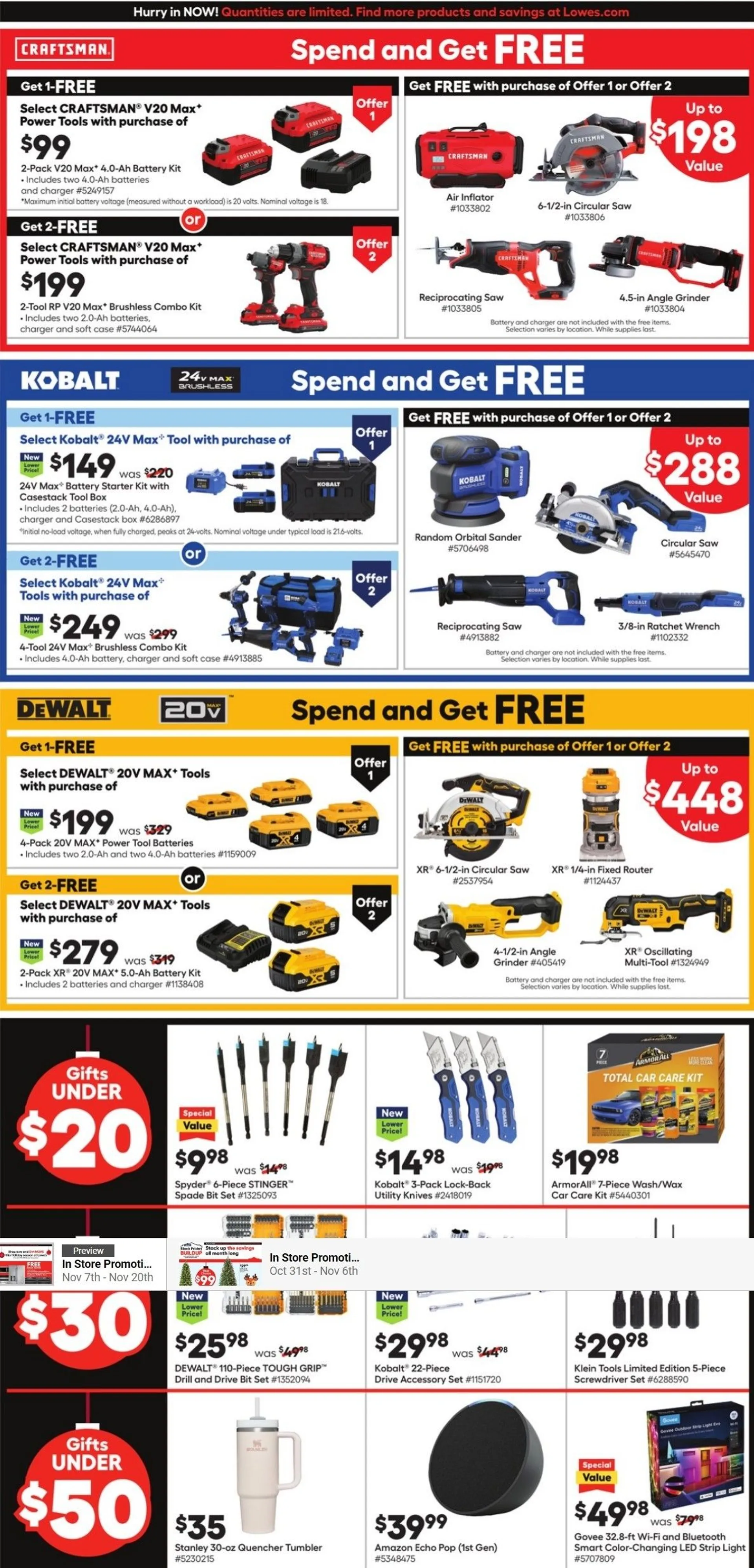 Weekly ad Lowe's Weekly Ad from November 7 to November 20 2024 - Page 2