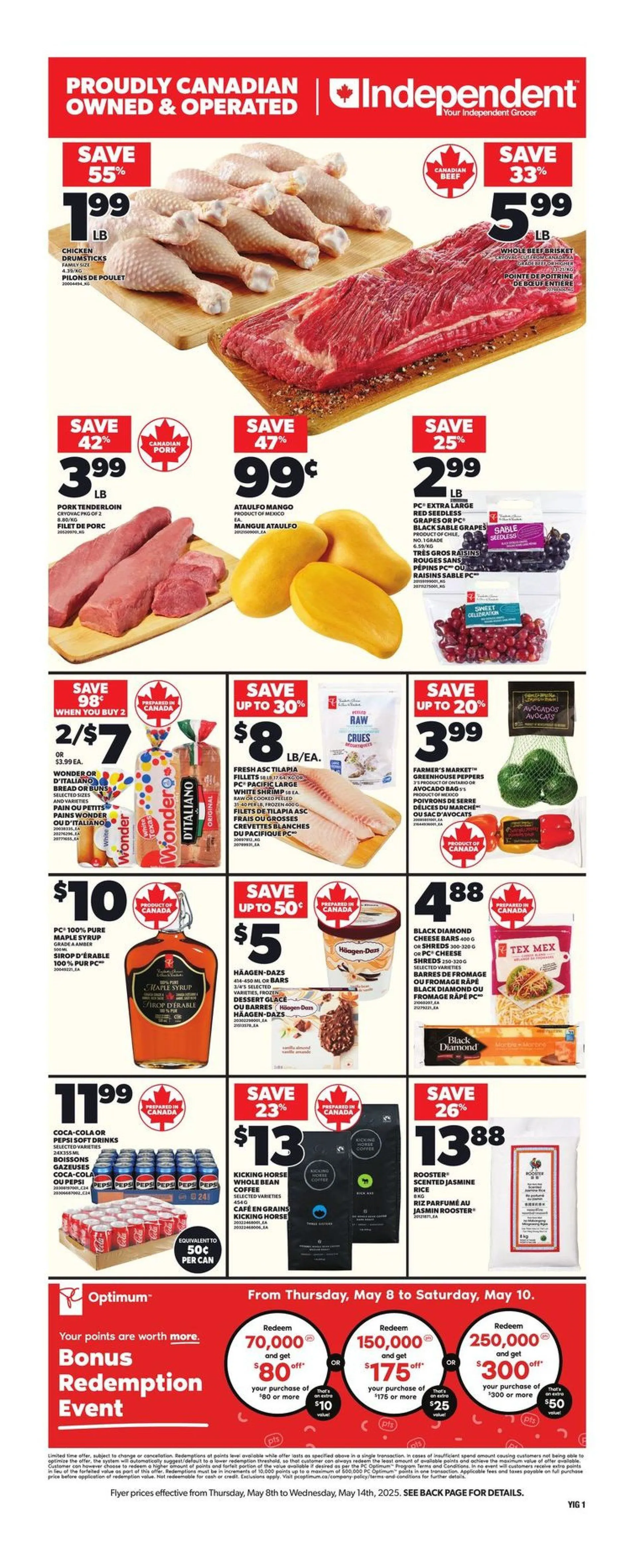 Independent flyers from May 8 to May 14 2025 - flyer page 