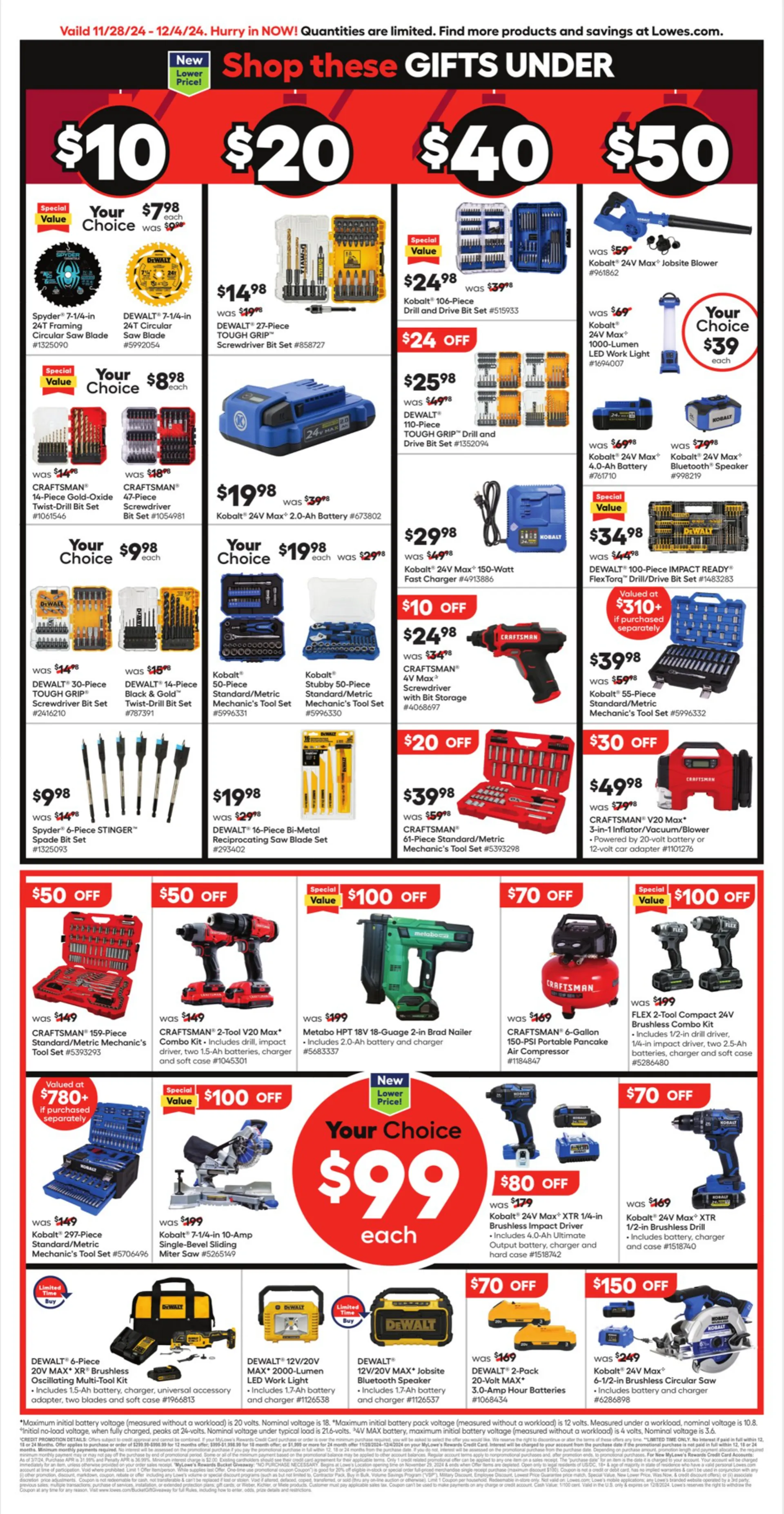 Weekly ad Lowe's Black Friday Deals from November 28 to December 4 2024 - Page 2