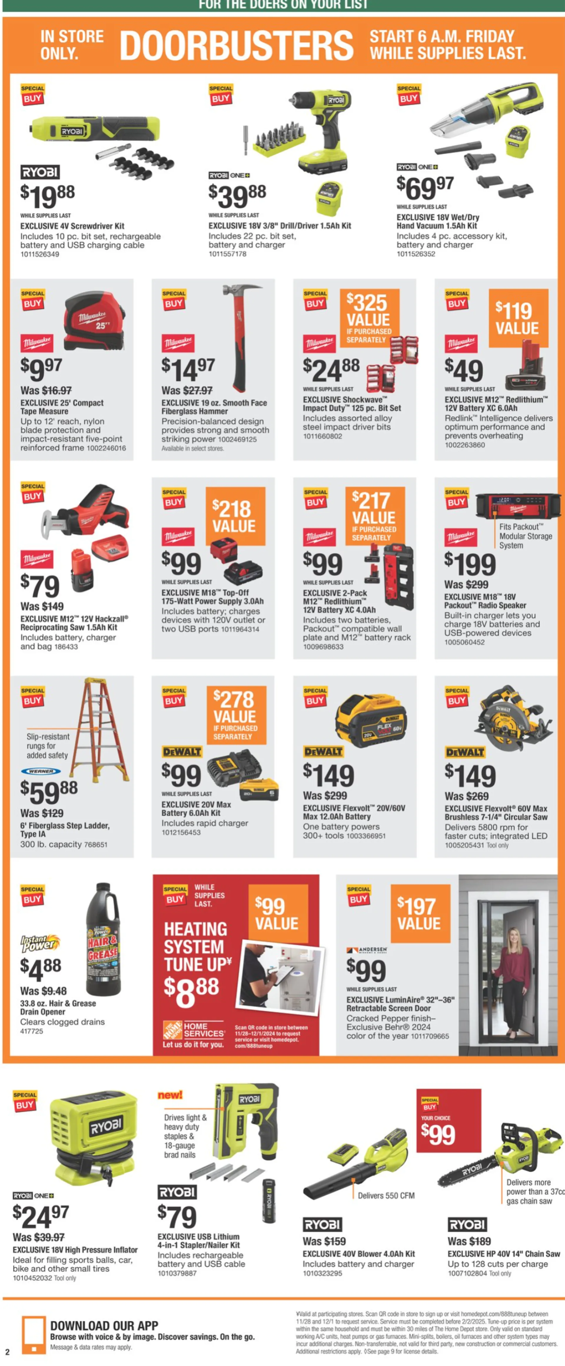 Weekly ad The Home Depot Weekly Ad from November 28 to December 4 2024 - Page 2