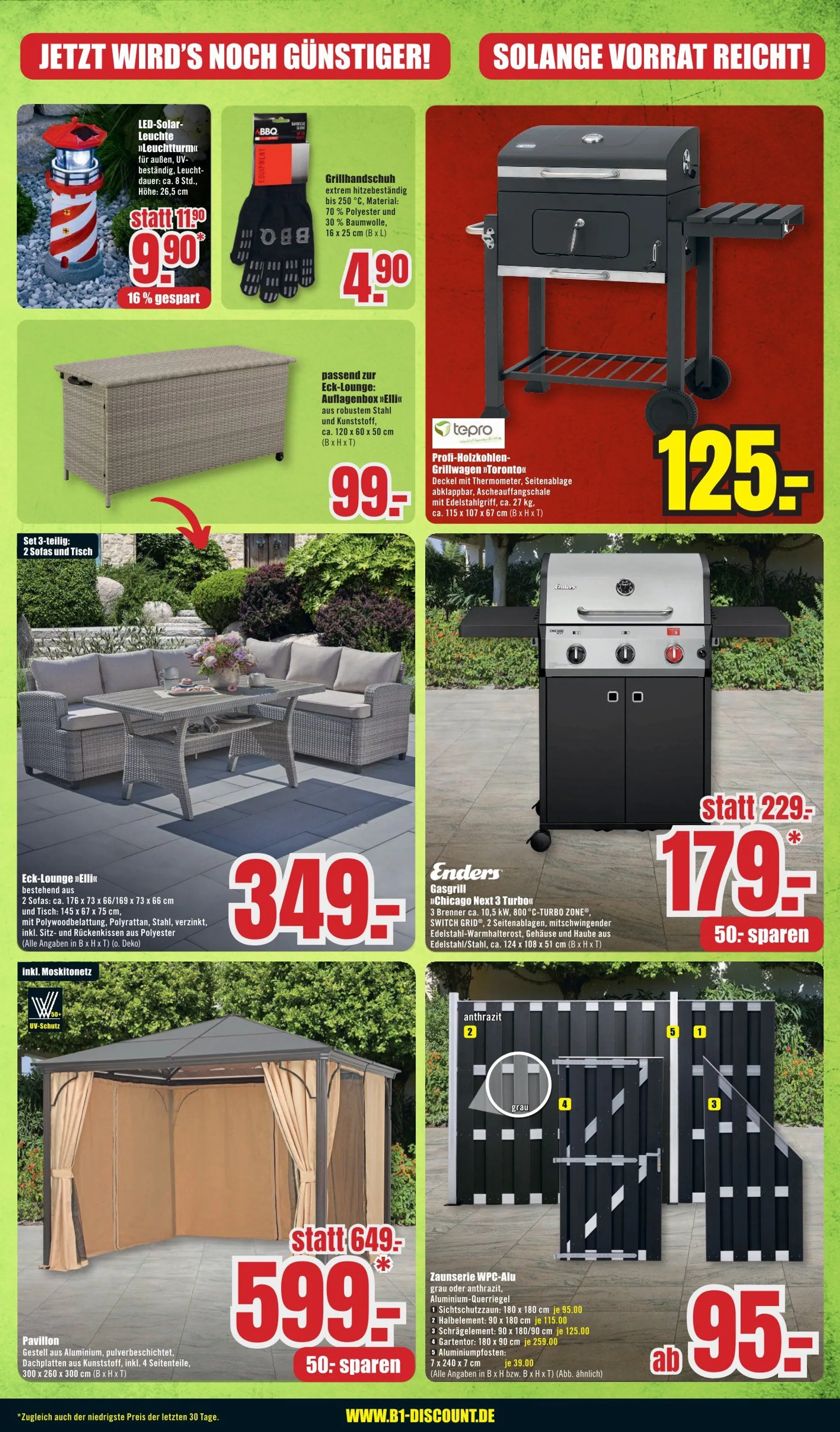 B1 Discount Baumarkt Prospekte von 26. April bis 5. Mai 2025 - Prospekt seite 3