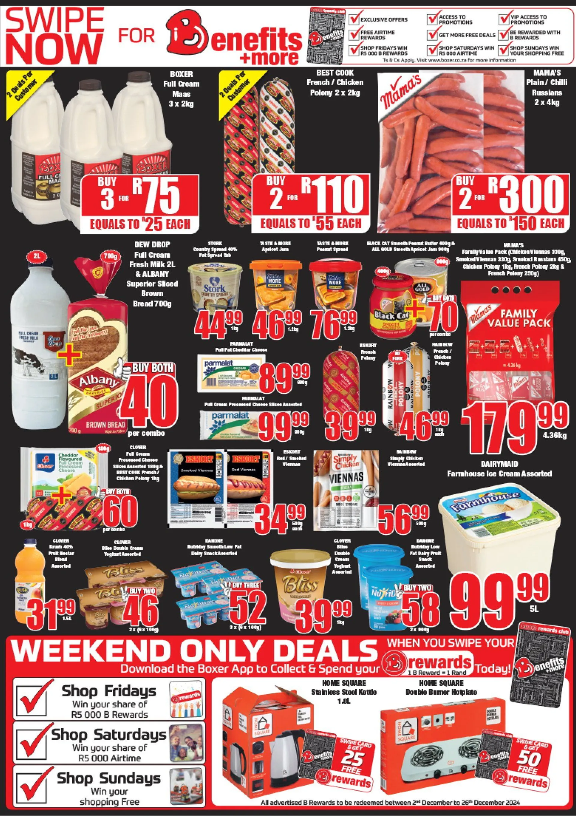 Boxer Weekly Ad from 25 November to 1 December 2024 - Catalogue Page 3