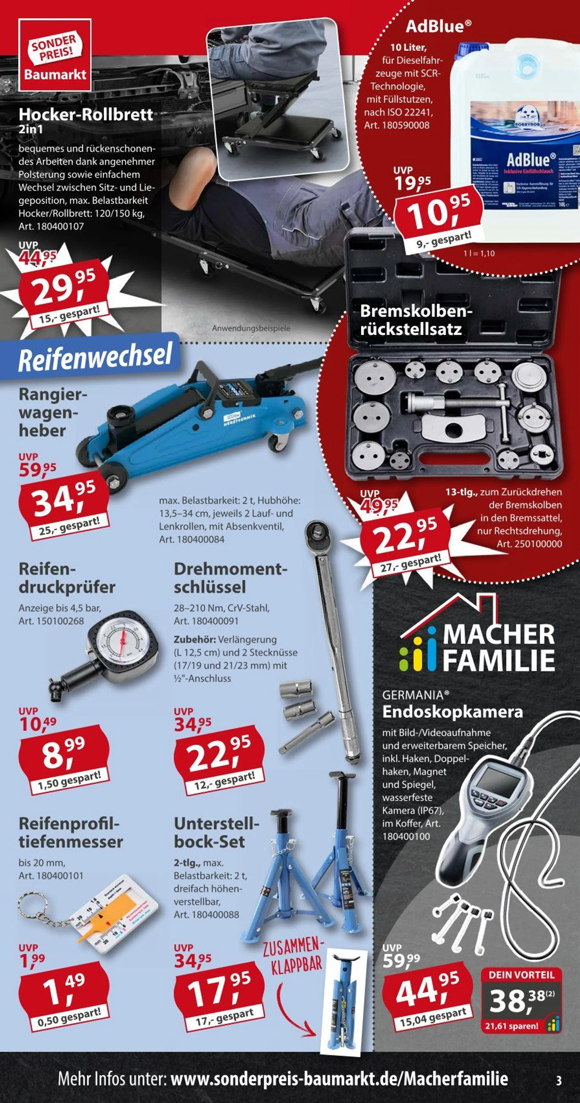 Sonderpreis-Baumarkt Prospekte von 20. Februar bis 21. Februar 2025 - Prospekt seite 3