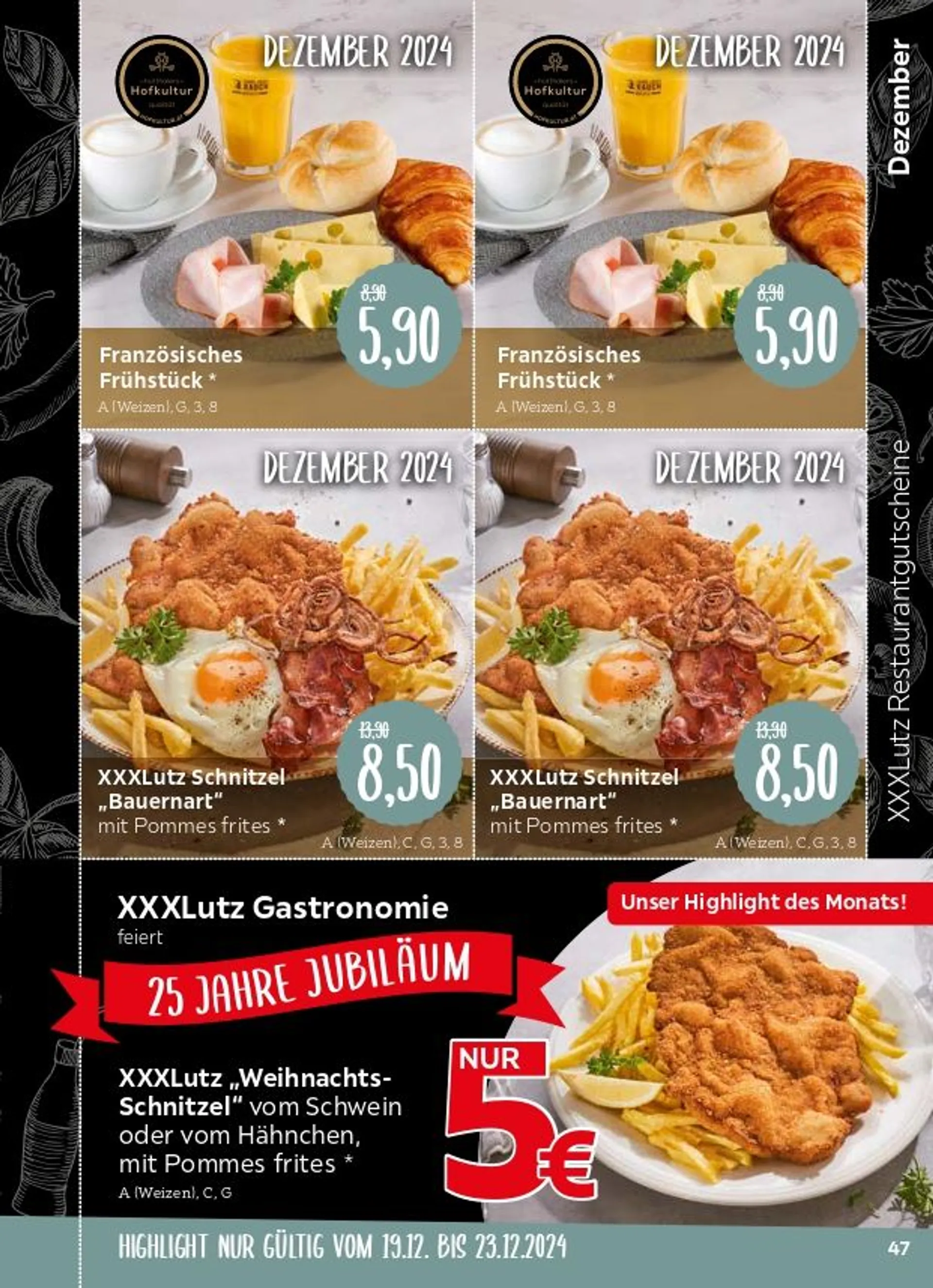 Restaurantgutscheine von 1. Dezember bis 31. Januar 2025 - Prospekt seite 2