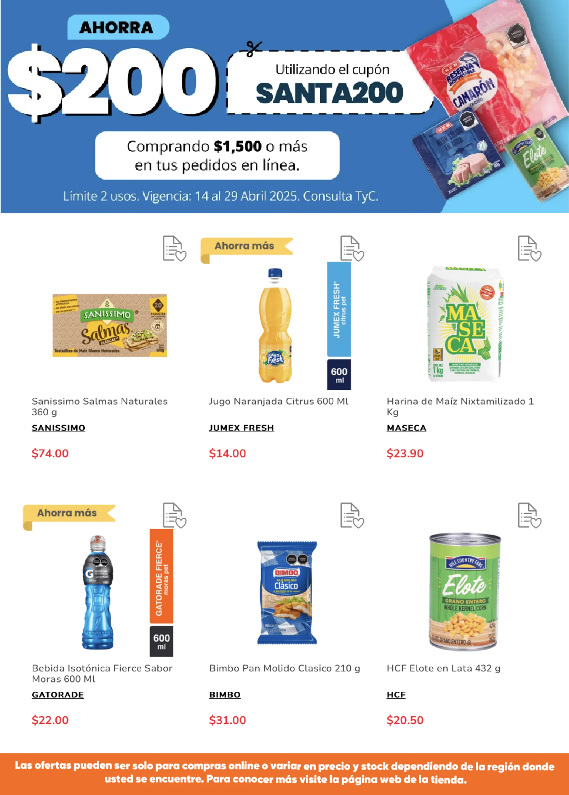 Catálogo de HEB Super ofertas 18 de abril al 2 de mayo 2025 - Pagina 2
